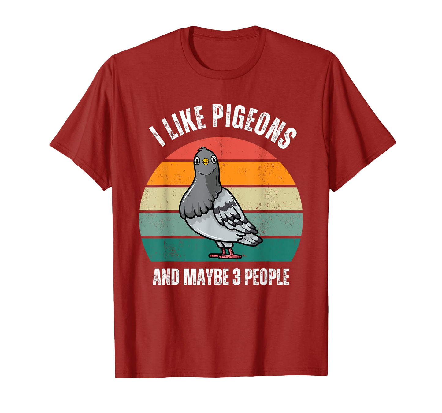 I Like Pigeons and Maybe 3 People Love Pigeons Bird Lover T-Shirt