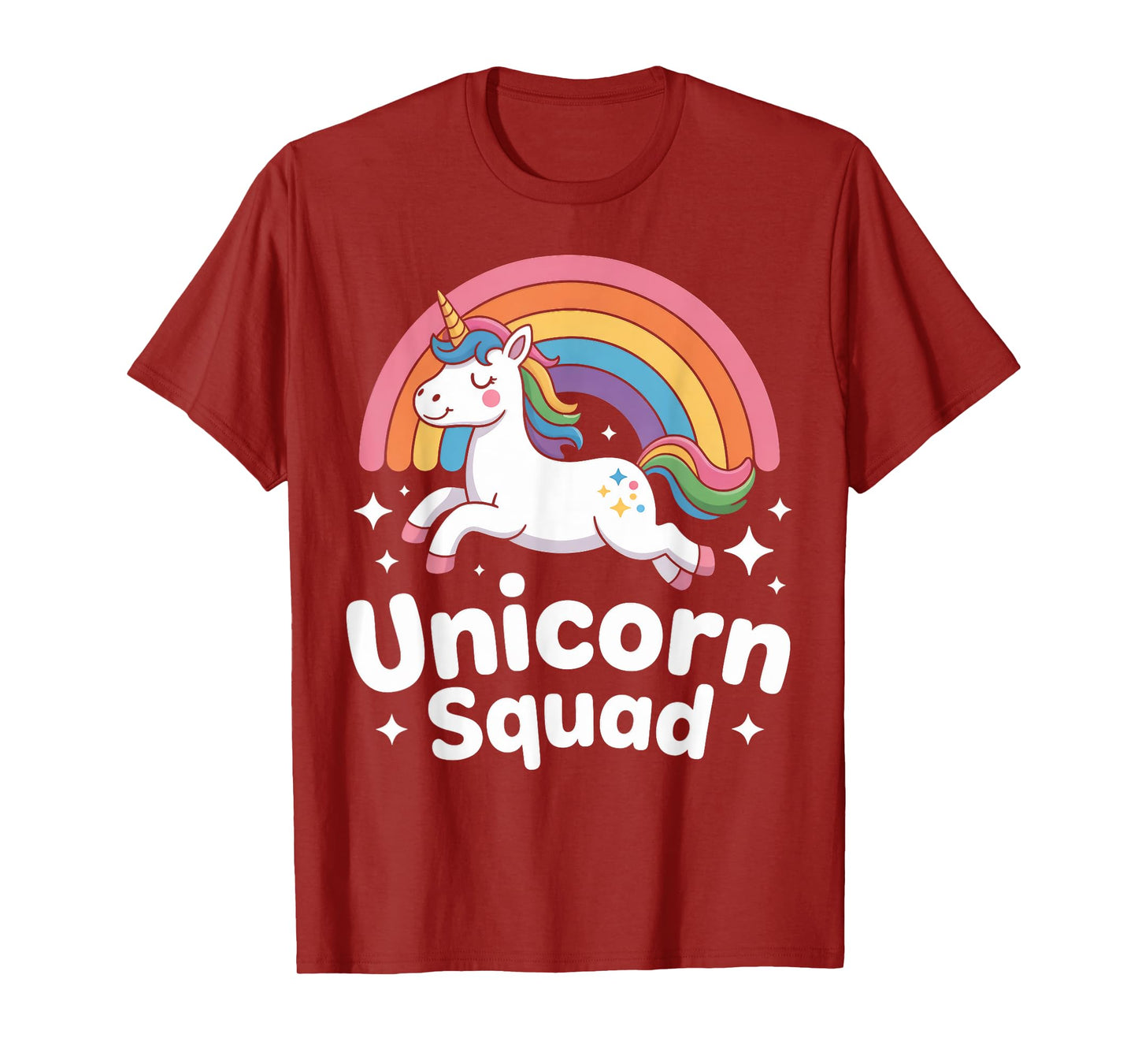 Unicorn Squad Rainbow Leaping Unicorn T-Shirt