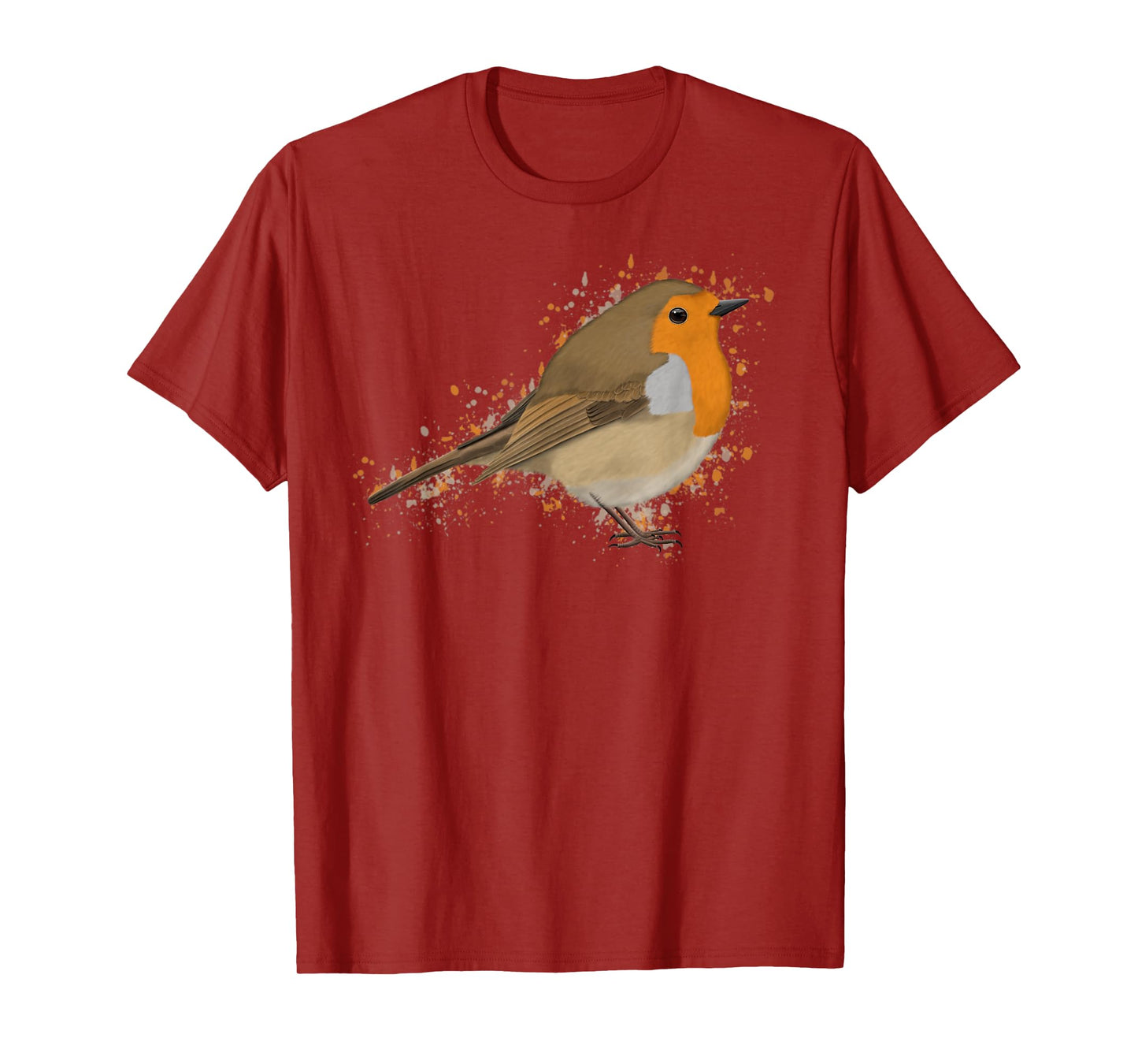 Robin Bird Birder Birdlover Birdwatcher Animal Biologist T-Shirt