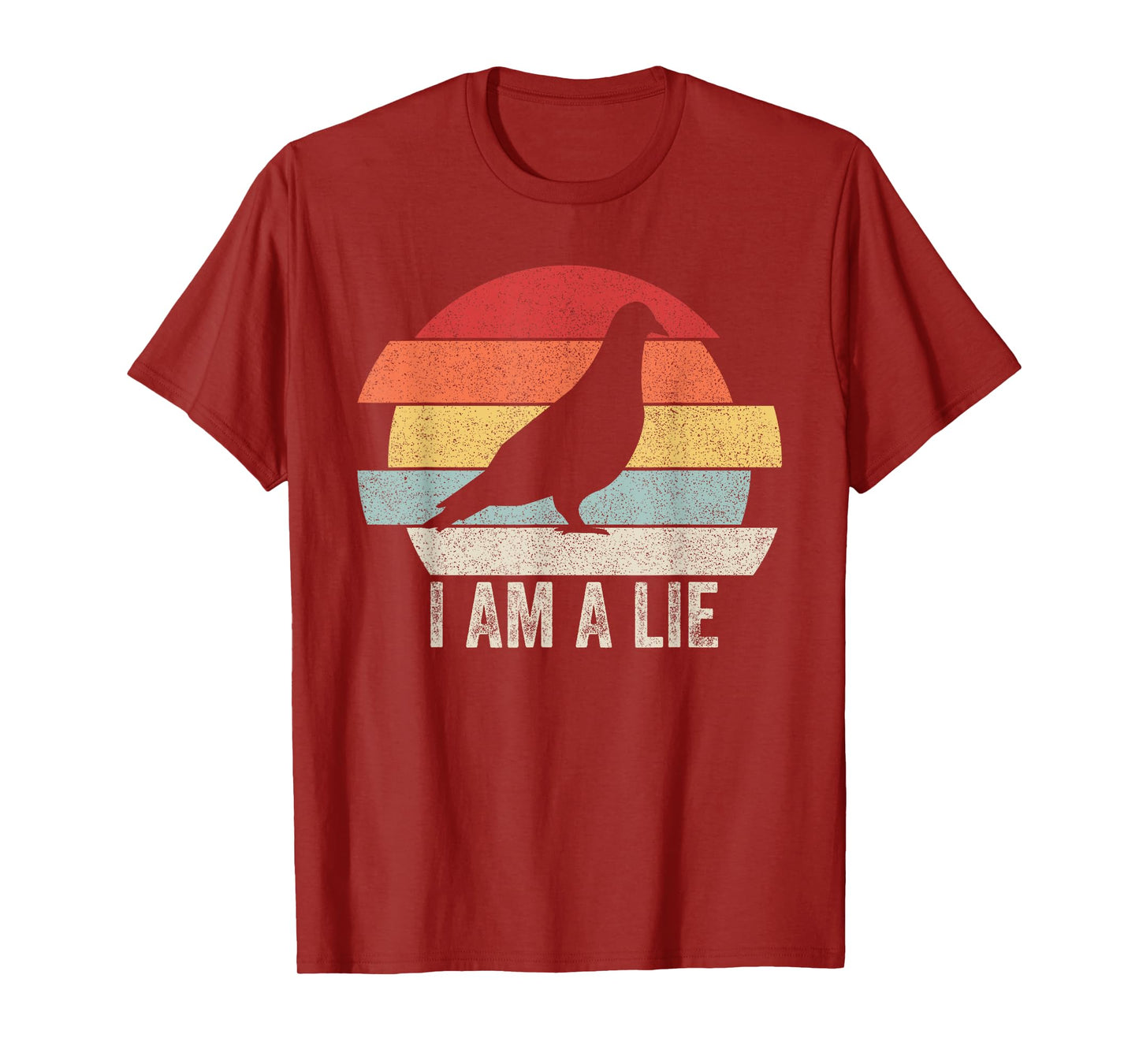 Vintage Retro I Am A Lie Shirt Bird Aren't Real T-Shirt