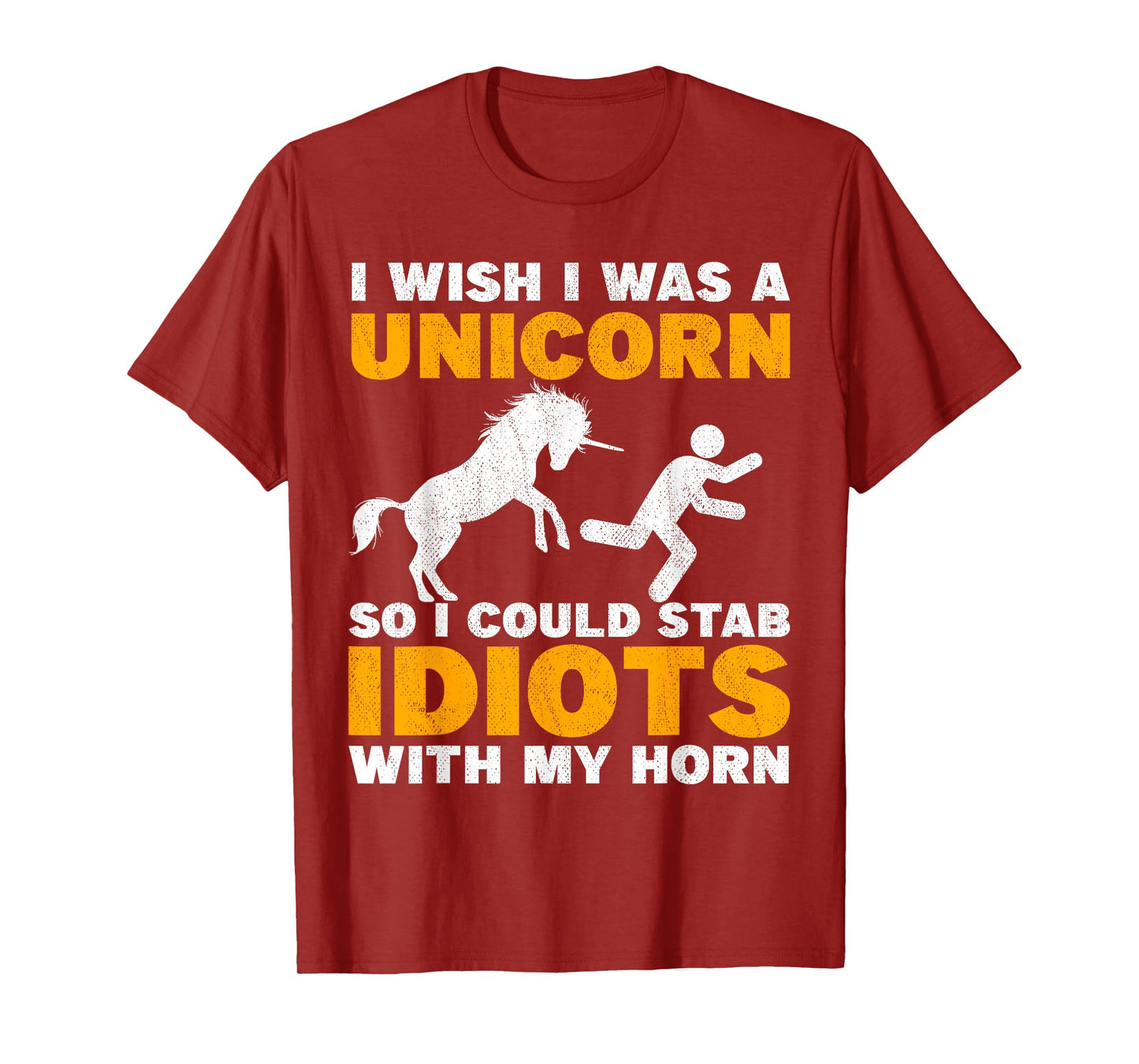 Funny sarcastic sarcasm unicorn horn adult humor offensive T-Shirt