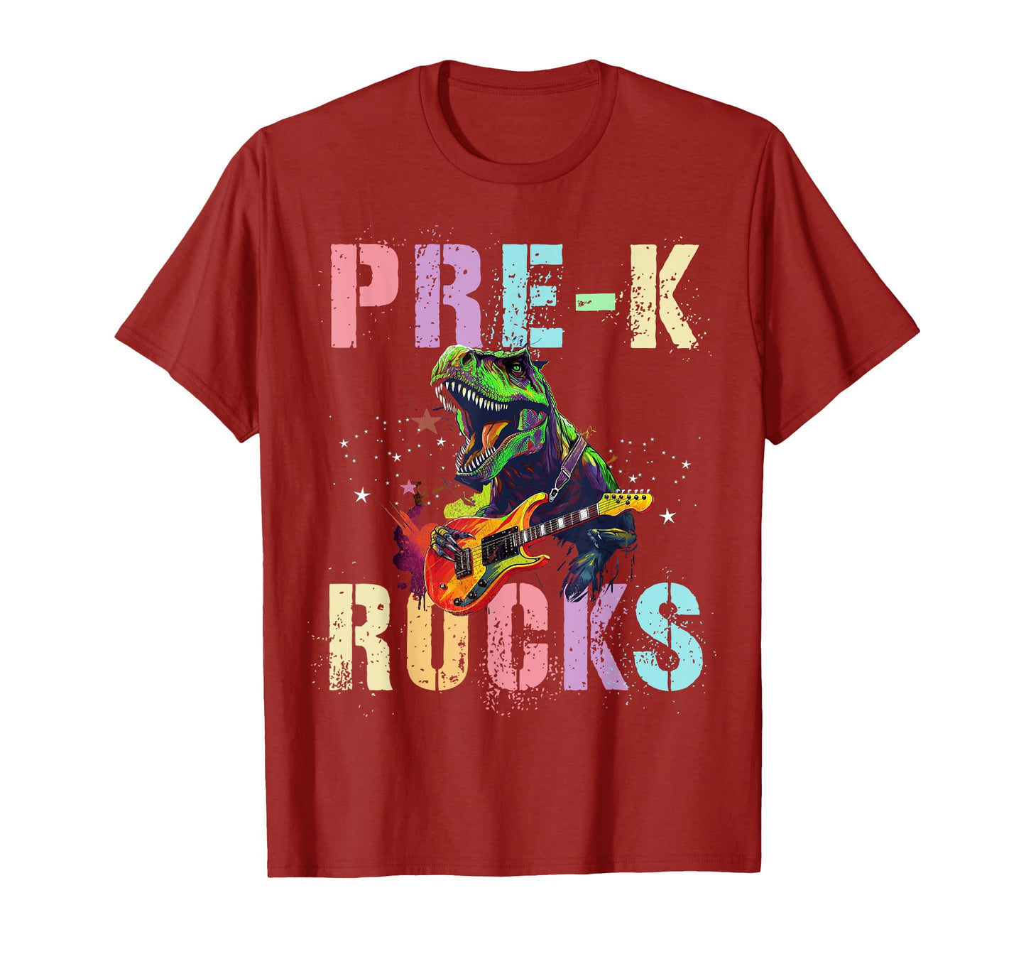 Cute PRE-K ROCKS Teacher Squad PreK Little ABCD Rockstars T-Shirt for Men Women Girls Kids