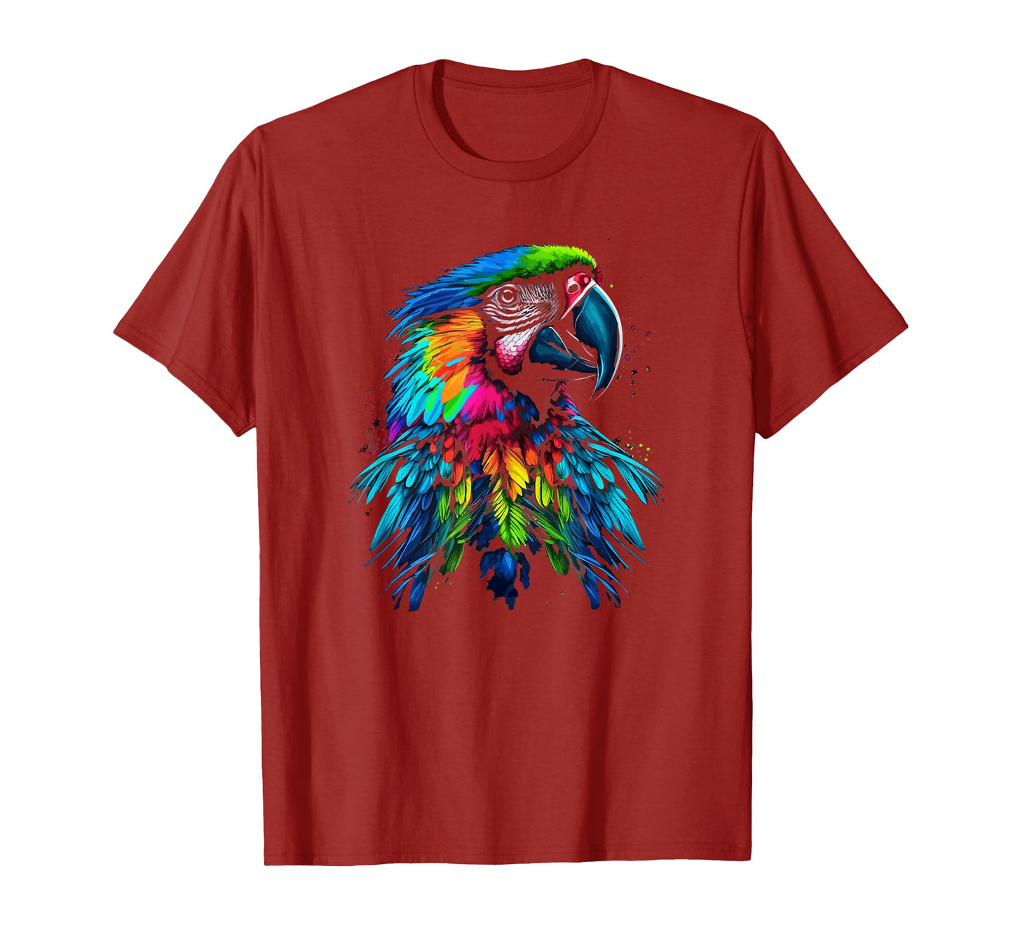 Rainbow Parrot | Beautiful Macaw | Cute Colorful Bird T-Shirt