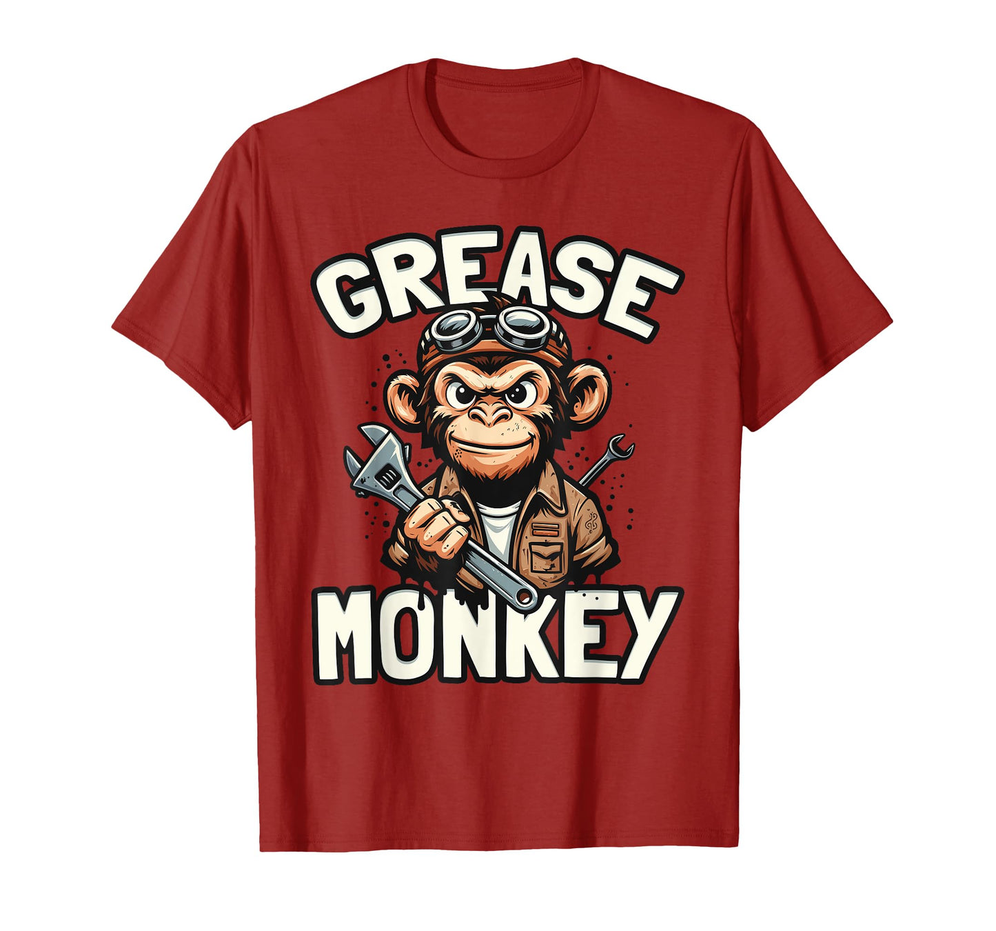 Grease Monkeys Funny Mechanic Car Repair Enthusiast T-Shirt