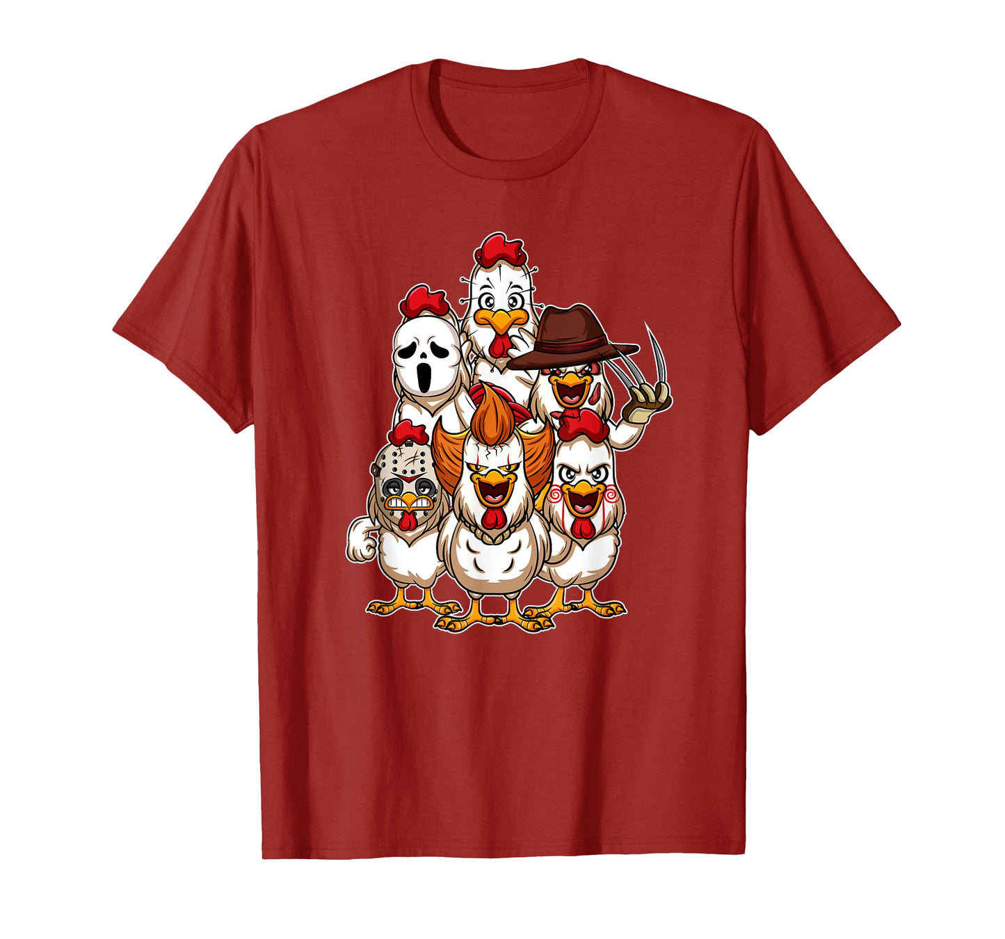 My Little Horror Crew - Halloween Chicken Horror Movie T-Shirt