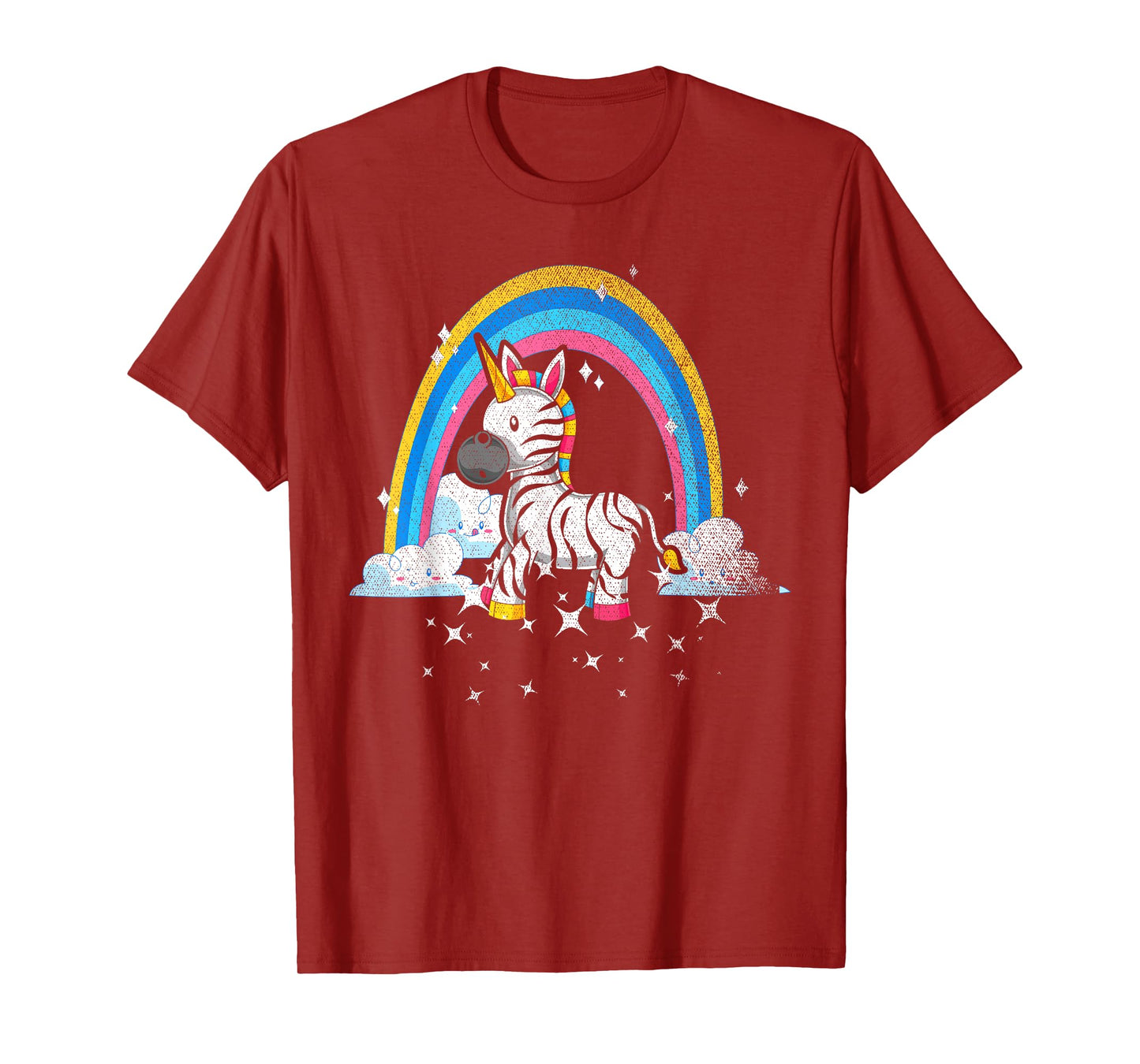 Rainbow Zebracorn Africa Animal Fantasy Zebra Unicorn T-Shirt
