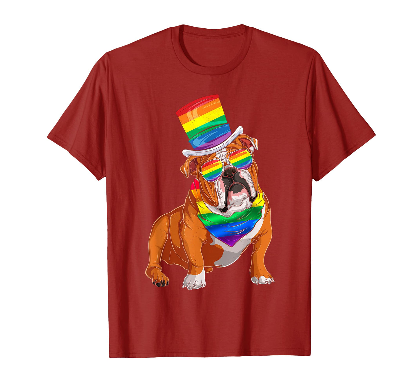 LGBTQ+ Pride English Bulldog | Funny LGBT Pride T-Shirt