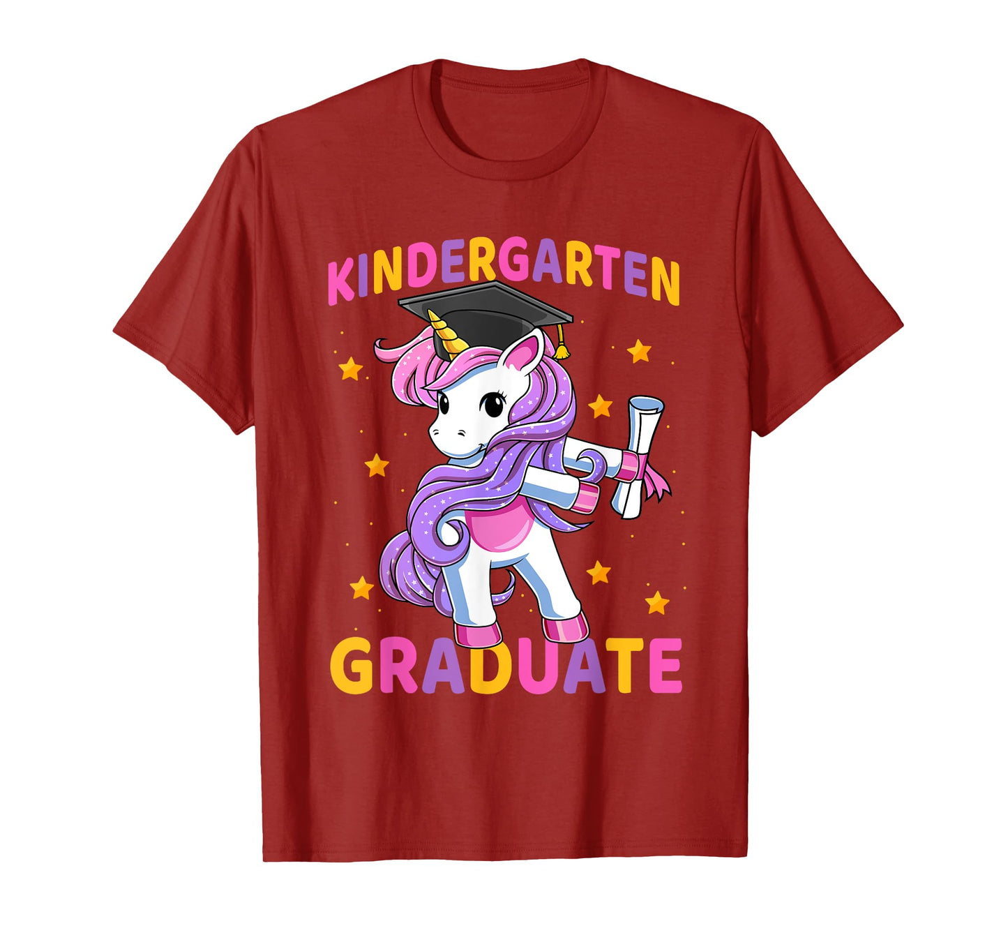 Flossing Unicorn Kindergarten Graduation for Girls Kids T-Shirt