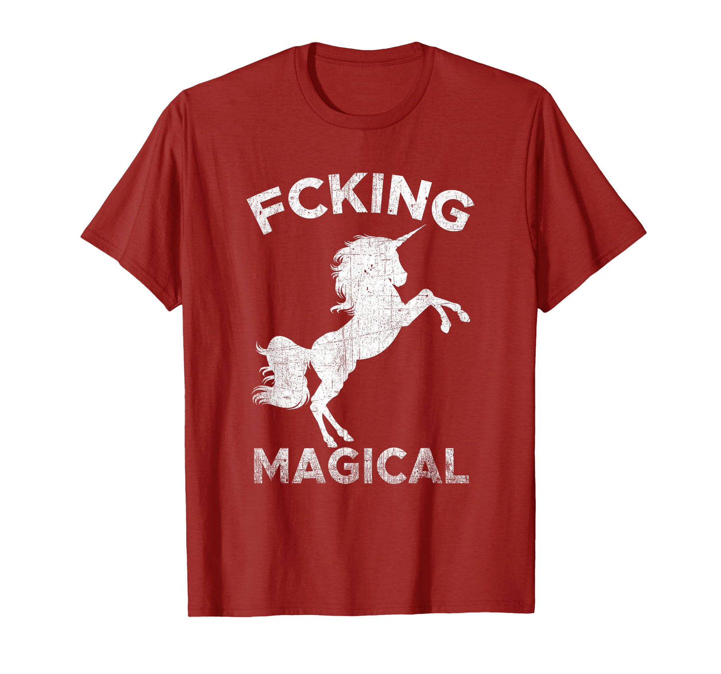 Fcking Magical Unicorn - Funny Adult Womens T-Shirt