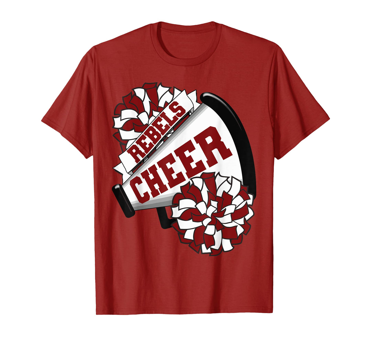 Rebels Cheer Back To School Cheerleading Spirit M T-Shirt