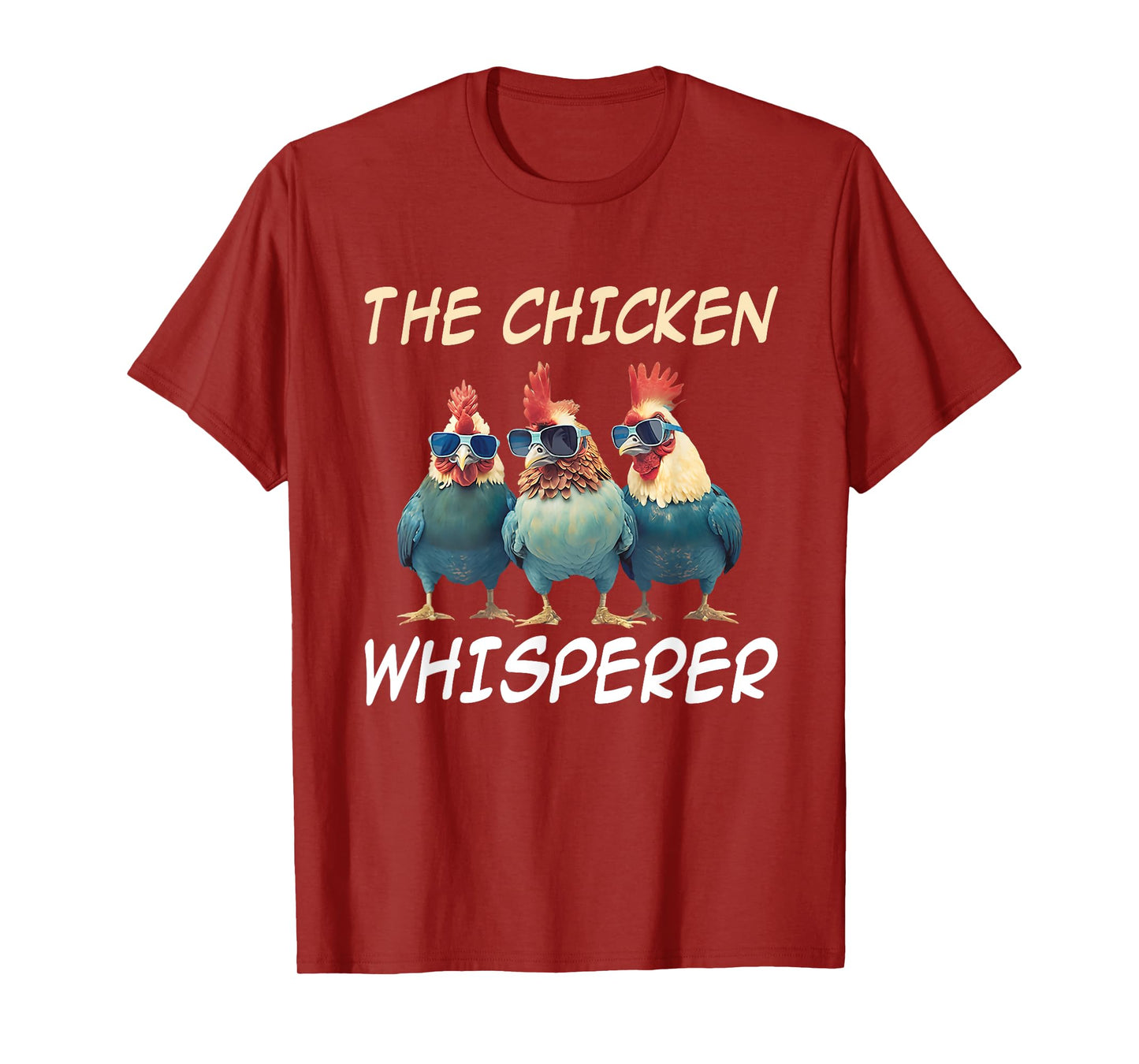 The Chicken Whisperer Retro Vintage Funny Chicken Farmer T-Shirt