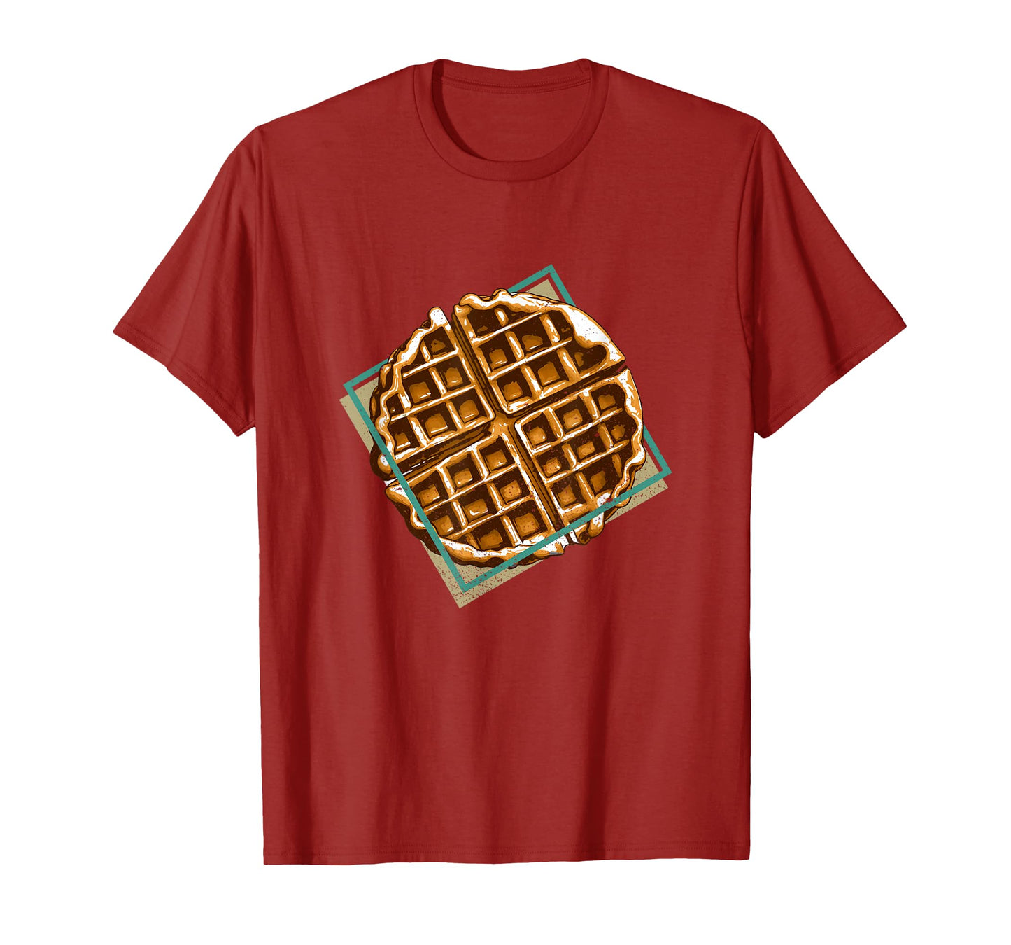 Waffle Puristic Design Delicious Waffle Chef T-Shirt