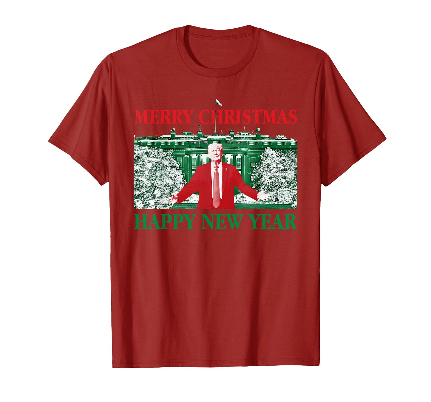 47th President Merry Christmas Xmas Happy New Year 2025 2026 T-Shirt
