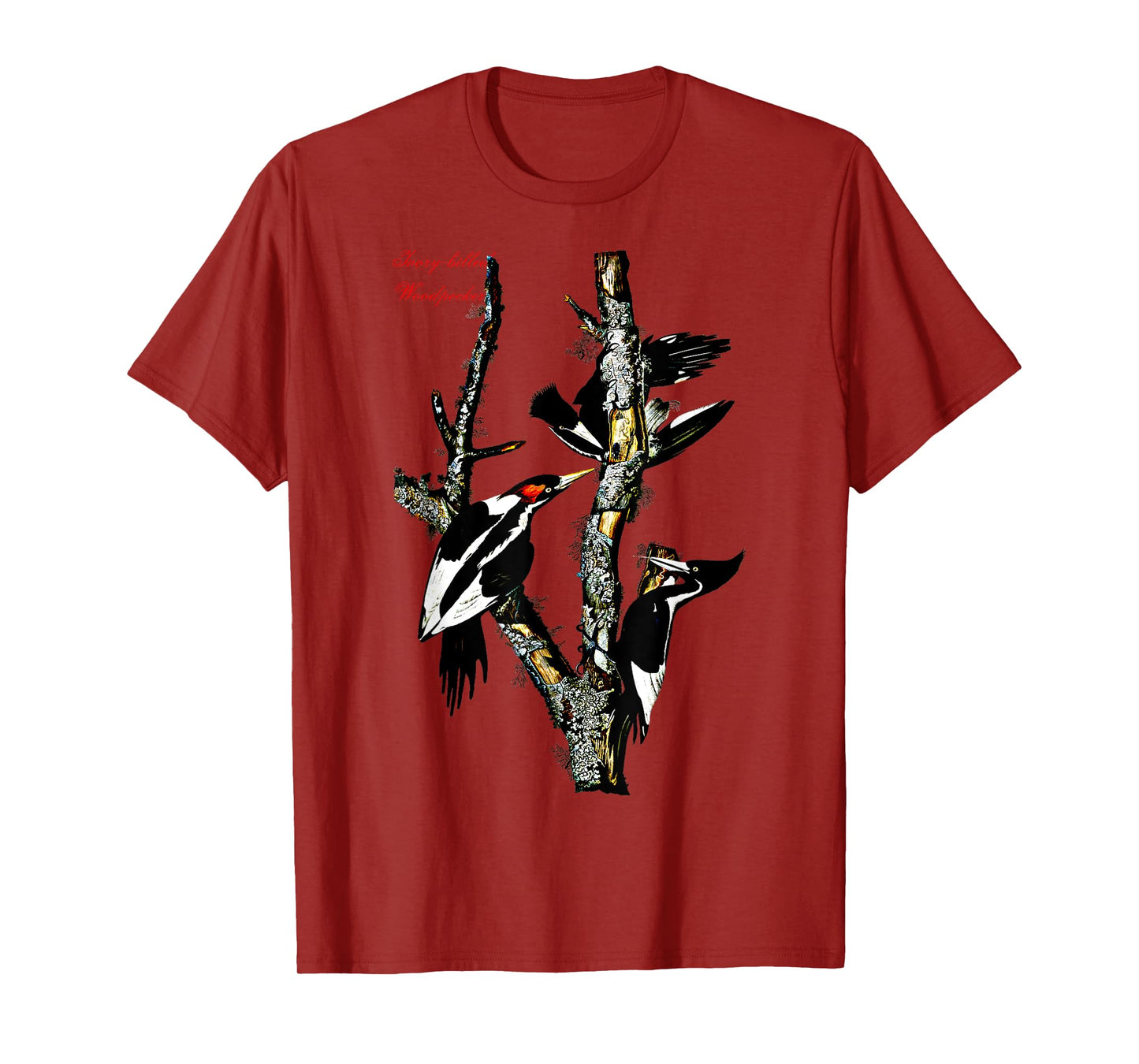 Audubon Ivory-billed Woodpecker North American Birds T-Shirt