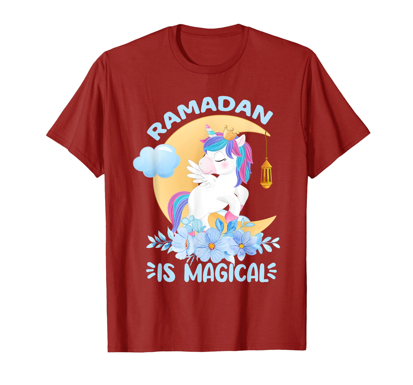 Ramadan Is Magical Unicorn Ramadan Mubarak For Girls T-Shirt