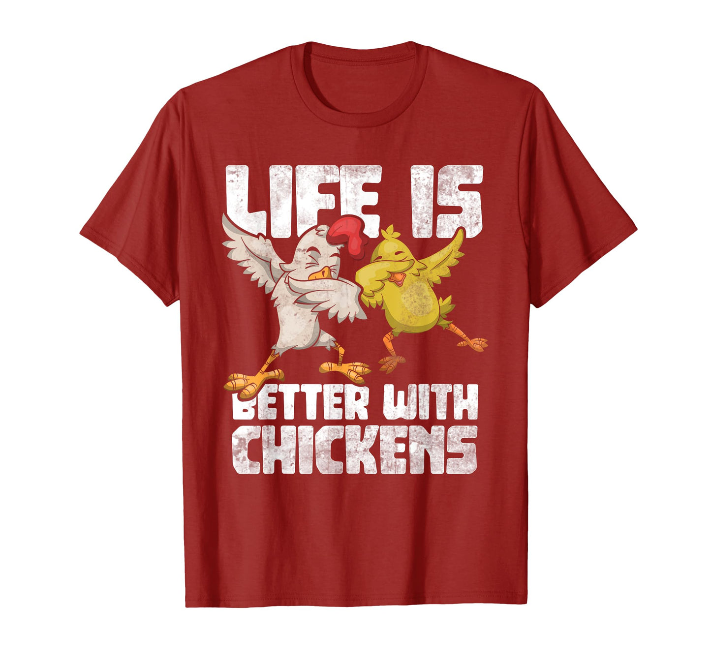 Funny Animal Farmer Kids Dabbing Rooster Dab Hen Chicken T-Shirt