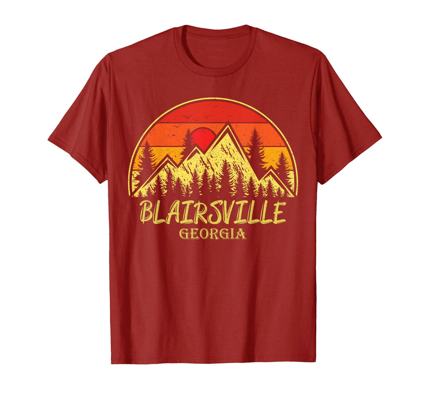 Vintage Blairsville Georgia GA Mountains Hiking Souvenir T-Shirt