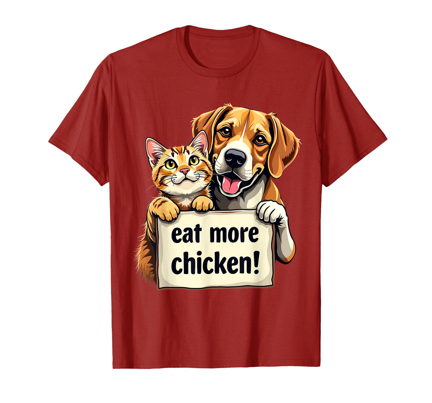 They're Eating the Dogs Cats Eat More Chicken Funny Trump T-Shirt