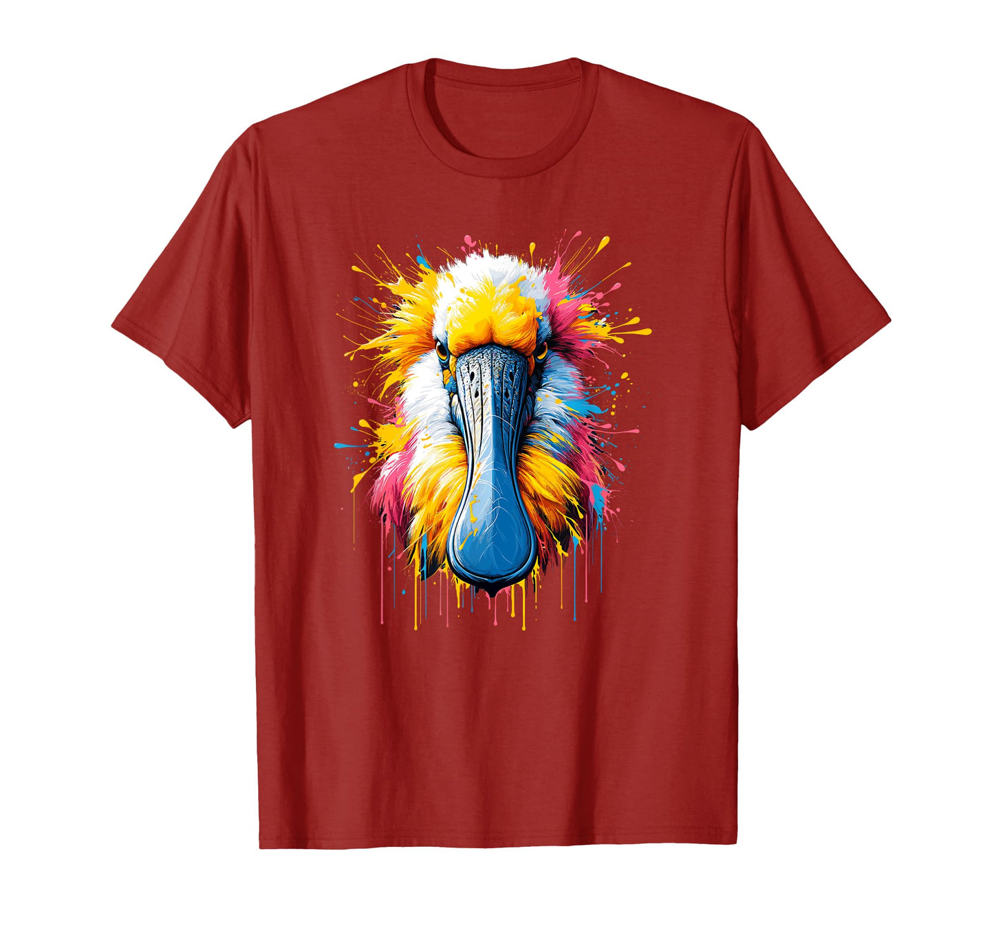 Splash Art Roseate Spoonbill Spoonbills T-Shirt