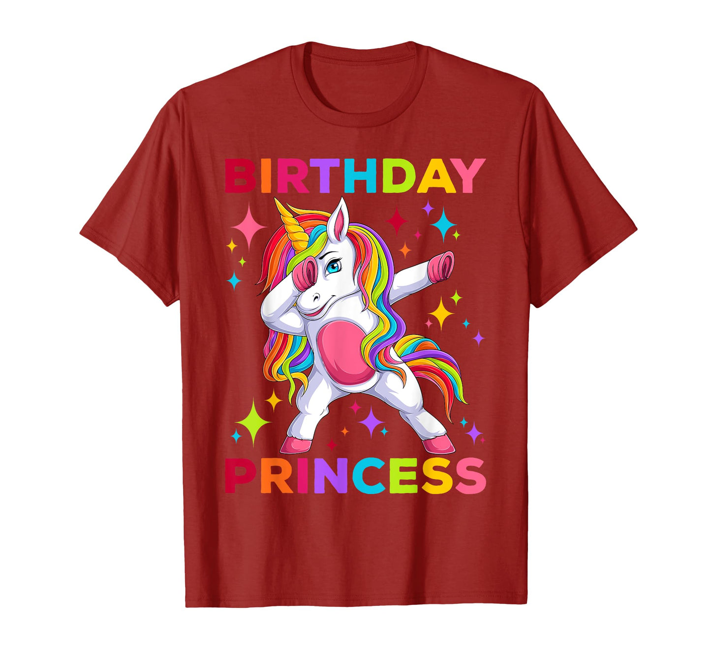 Birthday Princess Girls Bday Dabbing Unicorn Girl Birthday T-Shirt