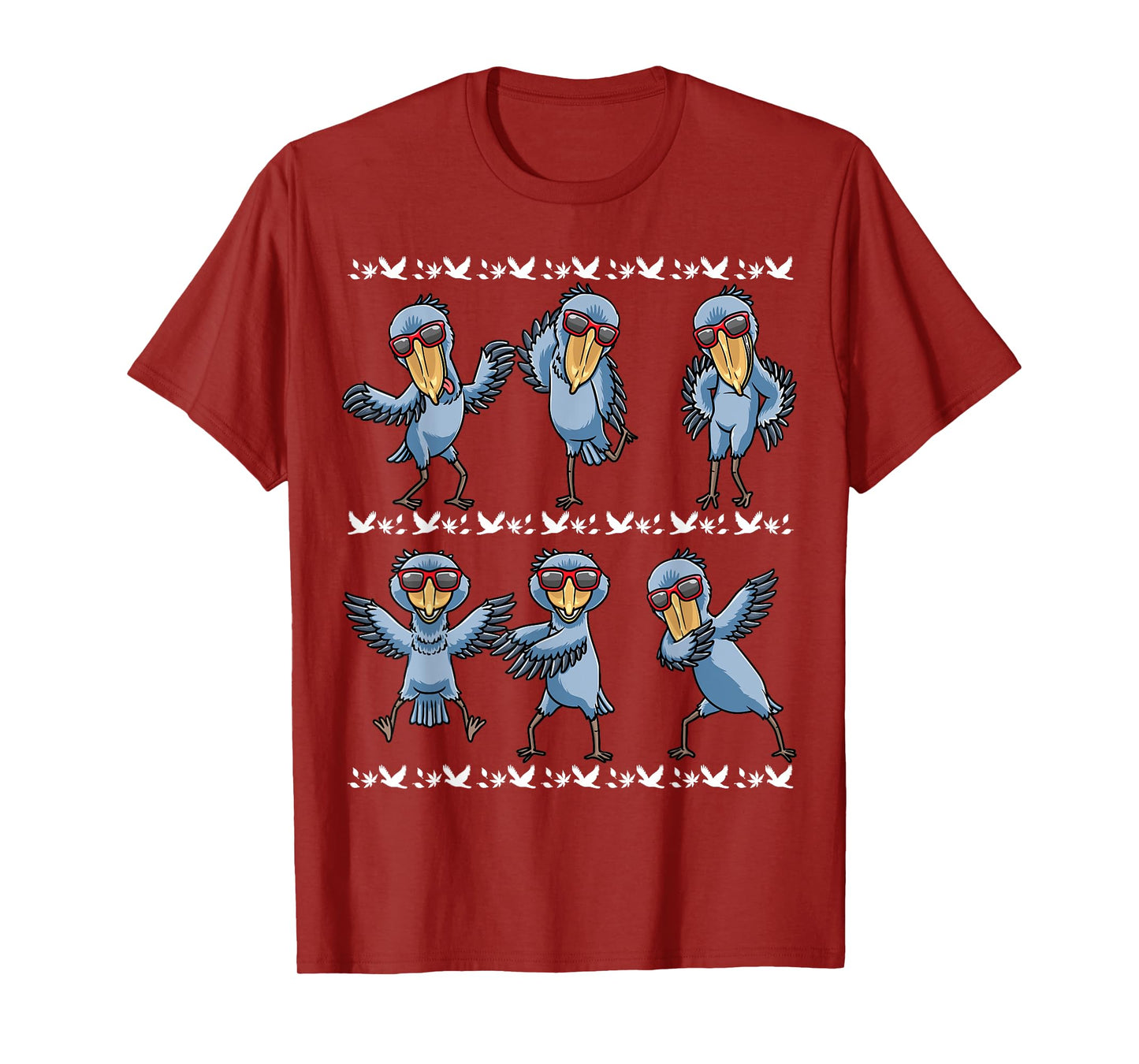 Shoebill Bird Hoe-billed Stork Dancing Birding Birder T-Shirt