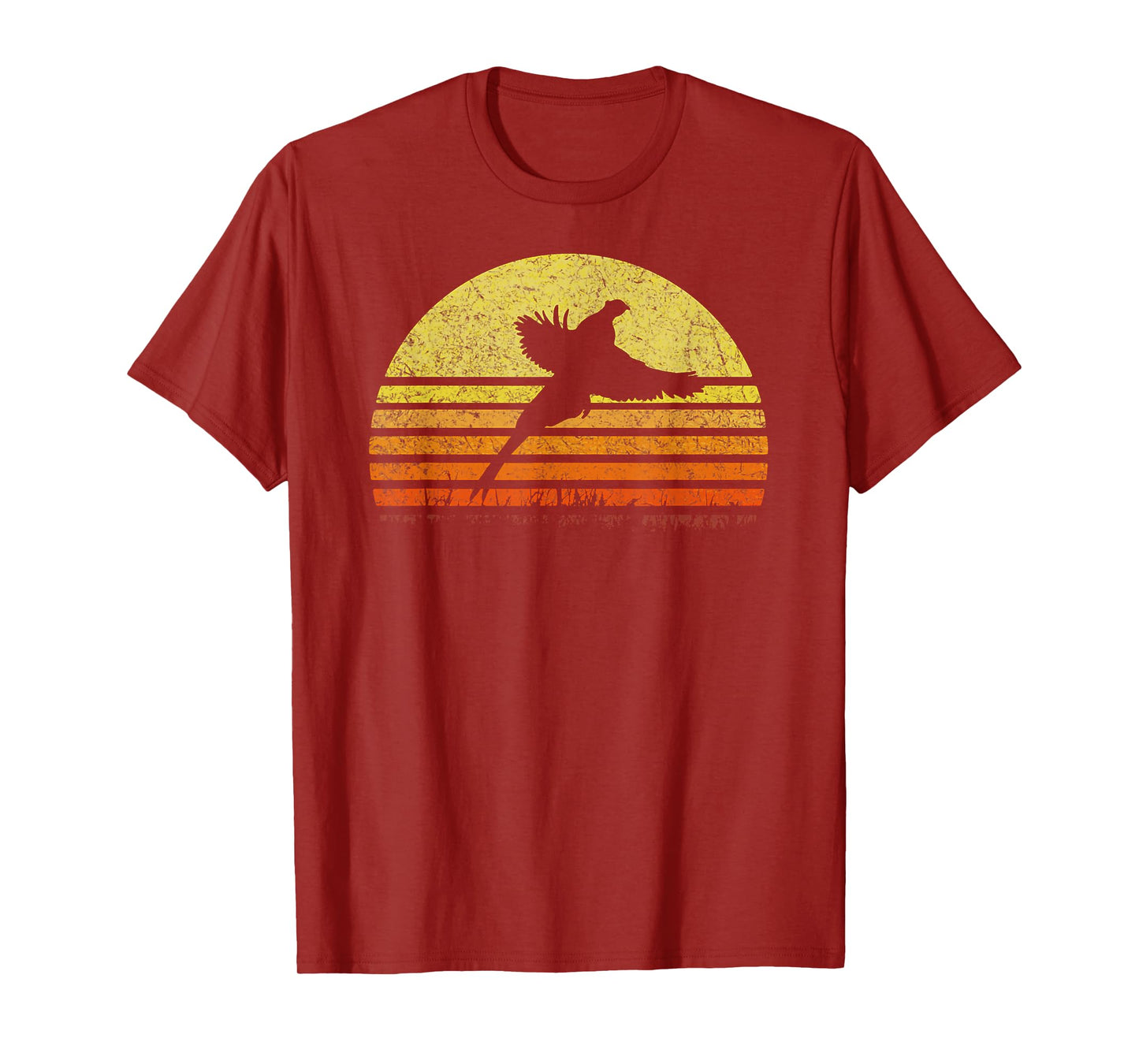 Pheasant Hunting South Dakota Upland Bird Game Hunter Retro T-Shirt