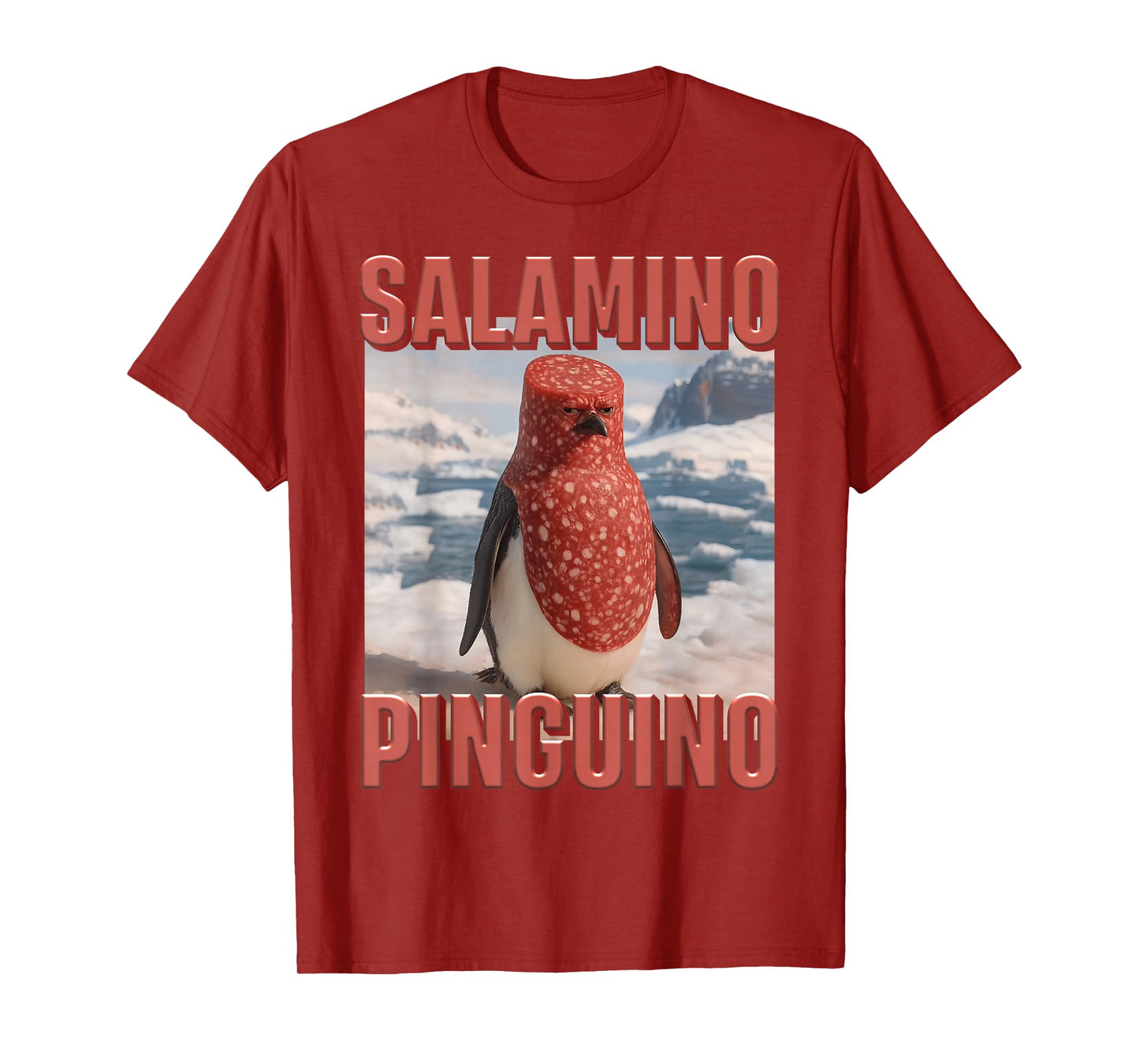 Hilarious Penguin Brainrot Meme Kids Joke AI Generated Funny T-Shirt