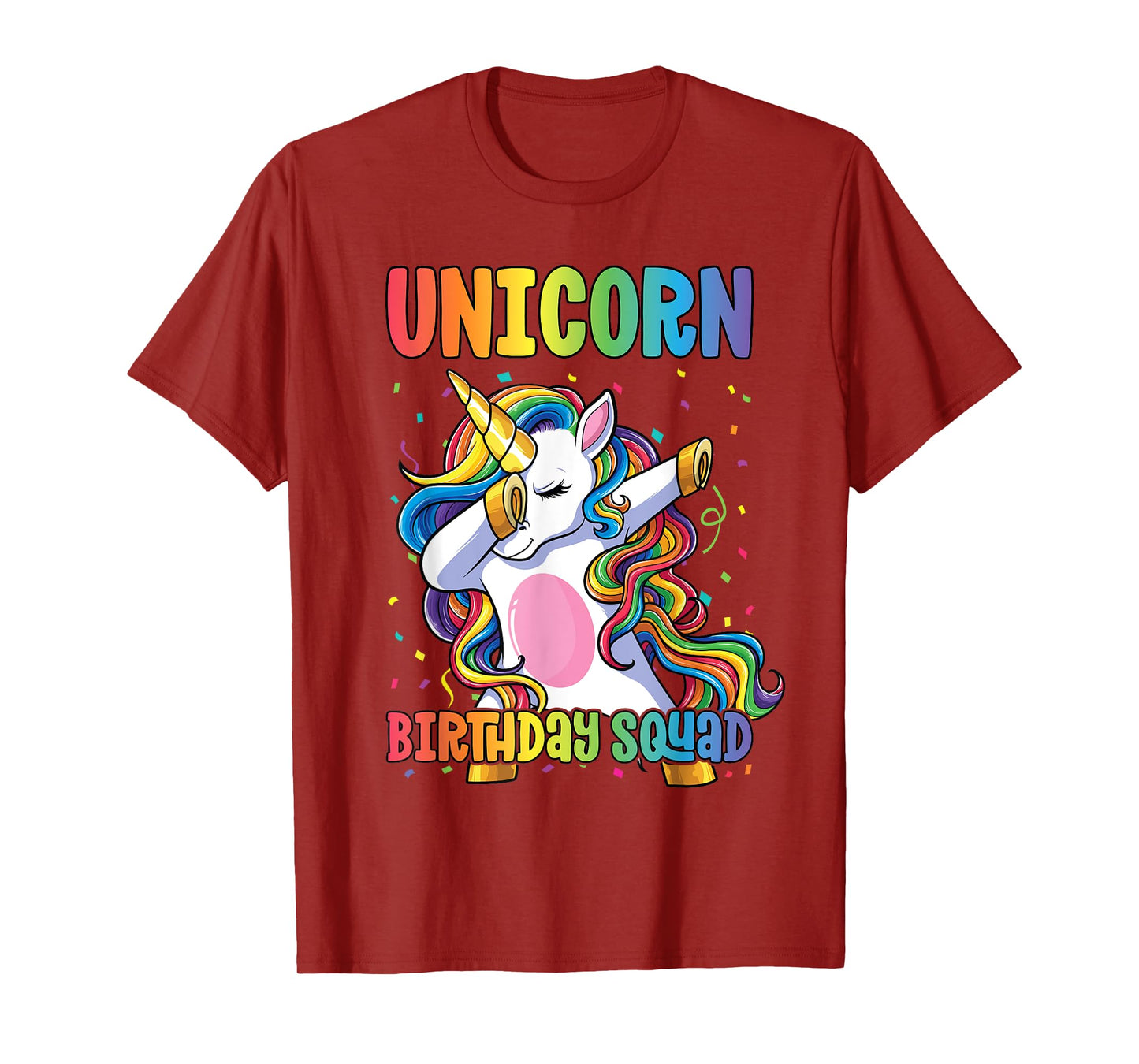 Squad of the Birthday Princess Shirt Unicorn Birthday Squad T-Shirt