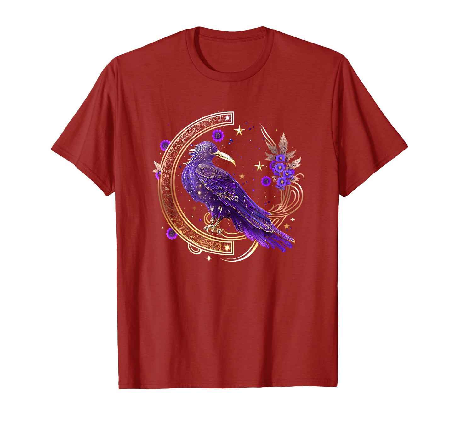 Mystical crow, raven birds, Nordic, Celtic, Wicca, Morrigan T-Shirt