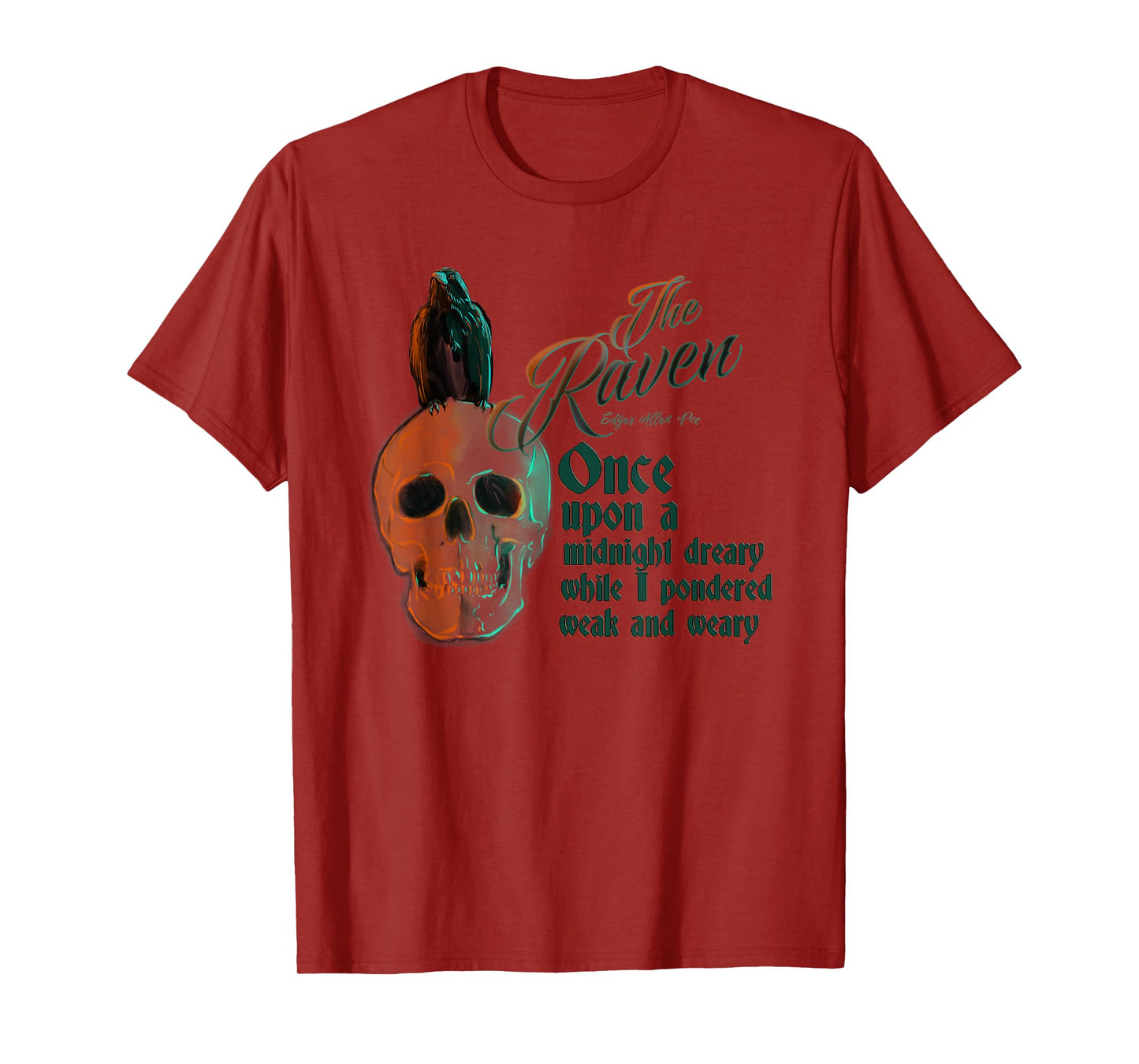 The Raven, Edgar Allan Poe, Fan Art t-shirts and gifts T-Shirt