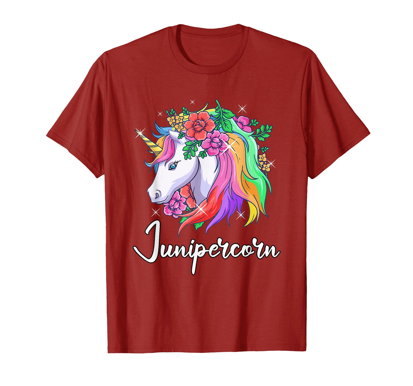Cute Junipercorn Personalized Name Unicorn Juniper T-Shirt