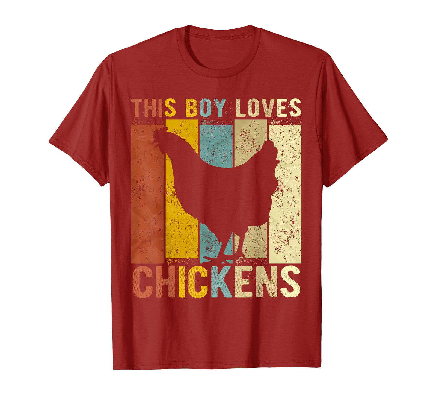 This Boy Loves Chickens Boys Chicken T-Shirt