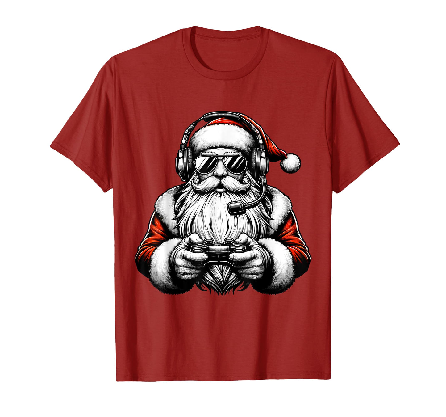 Christmas Gamer Boys Video Game Santa Xmas T-Shirt