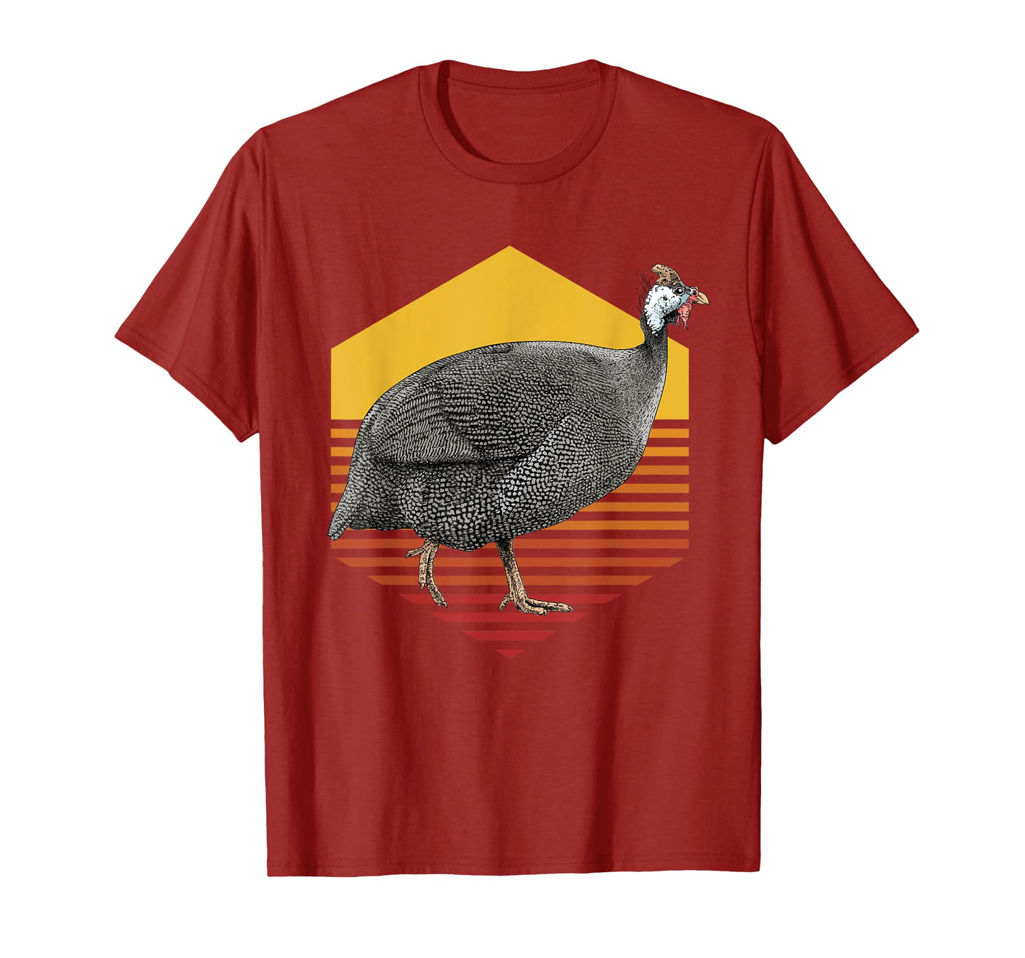 Guinea Fowl Retro T-Shirt