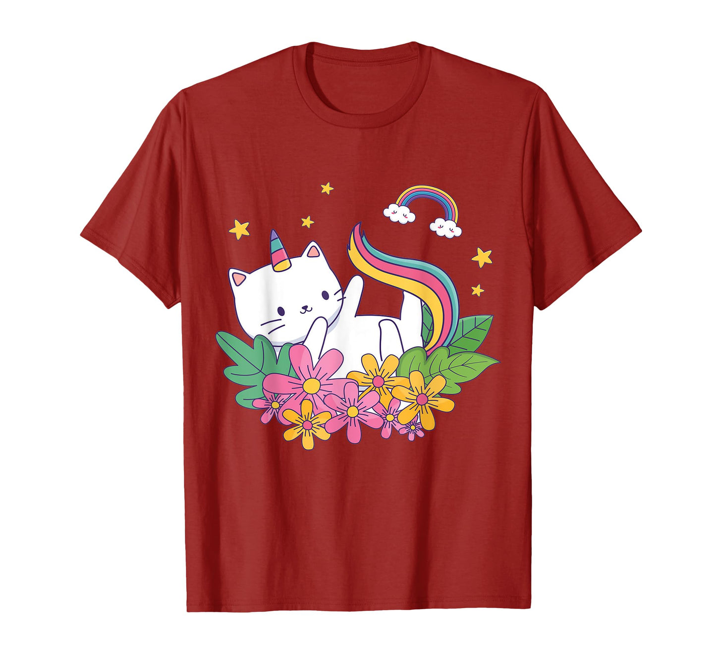 Meowgical Caticorn- Cat Unicorn Girls Women Kittycorn T-Shirt
