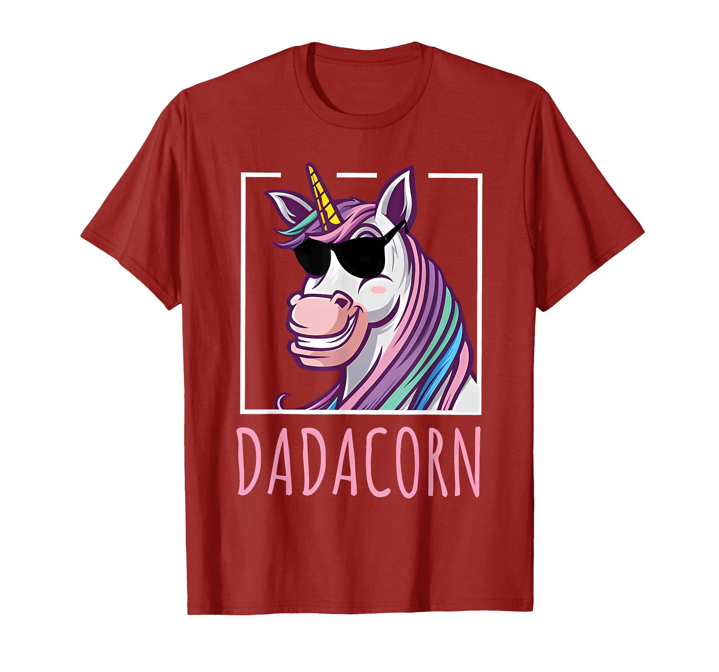 Fathers Day Gift Unicorn Dad Shirt Funny Dadacorn Men T-Shirt