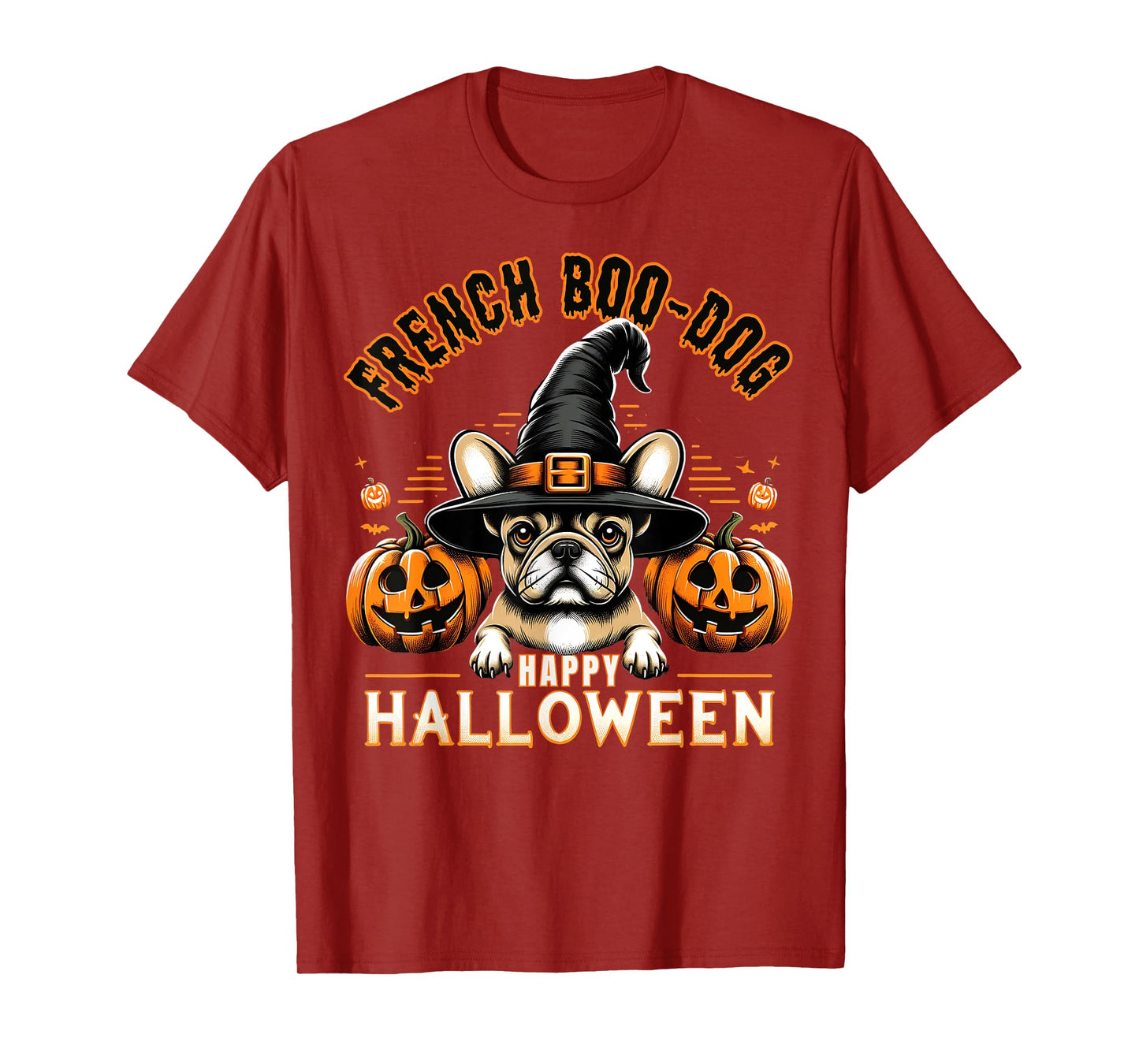 French Bulldog Happy Halloween cute Boodog Halloween Bulldog T-Shirt