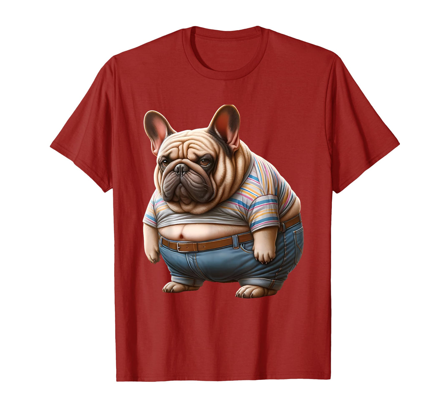 Hilarious Chunky French Bulldog Tee for Fat Dog Lovers T-Shirt