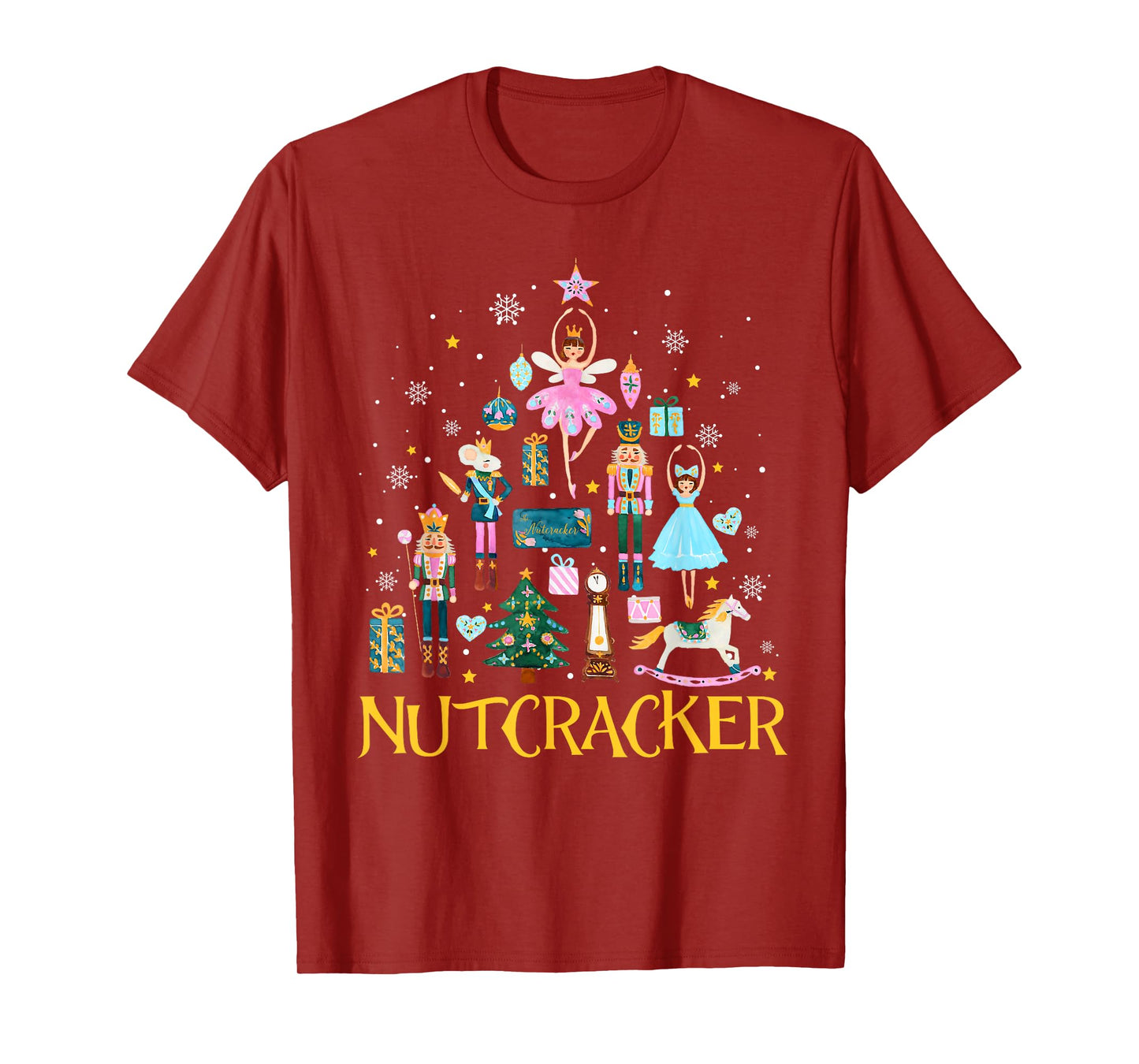 Nutcracker Crackin' Merry Christmas Xmas Pajamas Holiday T-Shirt