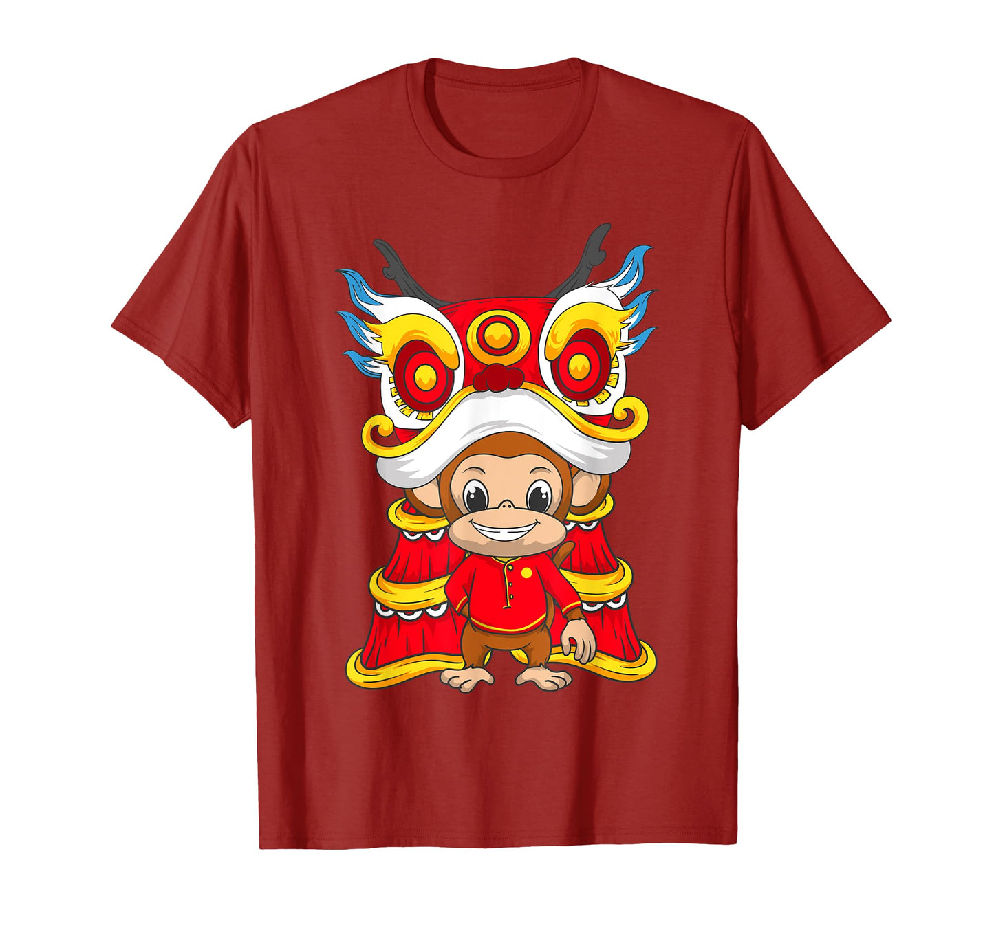 Chinese New Year Of The Monkey 2028 Lunar Zodiac Sign Kids T-Shirt
