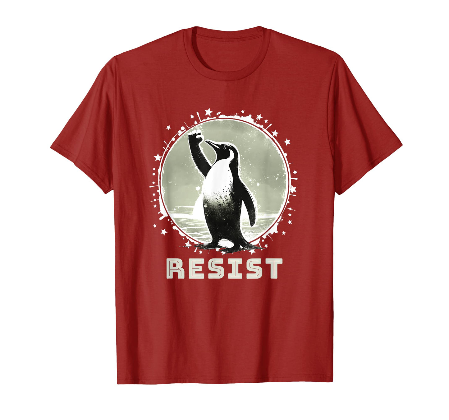 Resist Shirt Funny Resist Penguins Protest Against T-Shirt