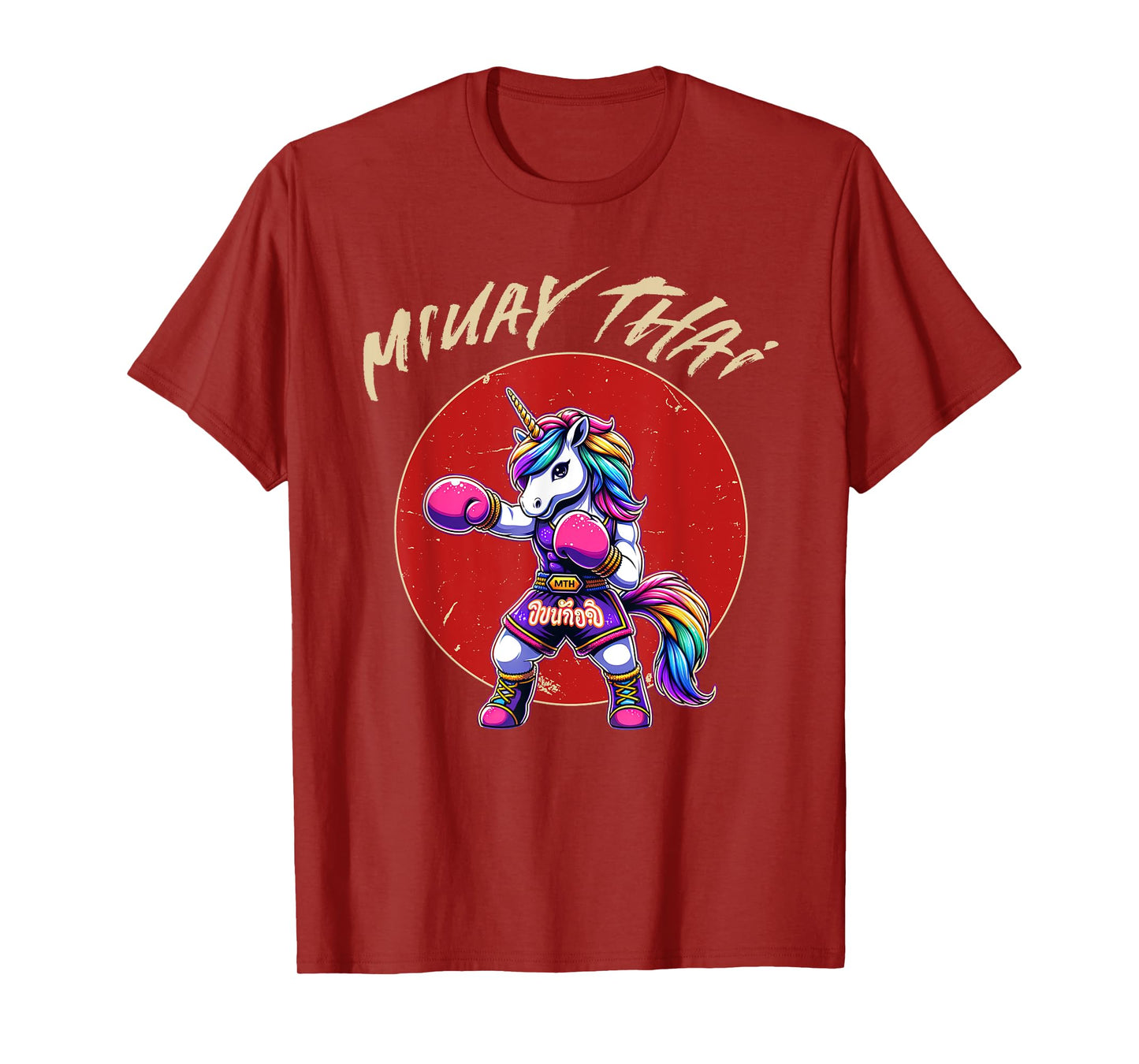 Muay Thai and Thai Boxing Unicorn T-Shirt