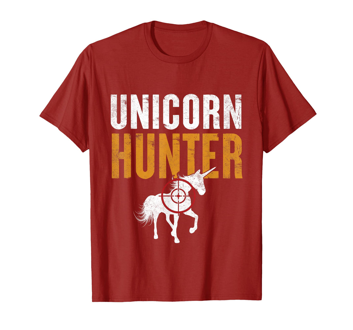 Funny Lazy Halloween Costume Unicorn Hunter Costume Men T-Shirt