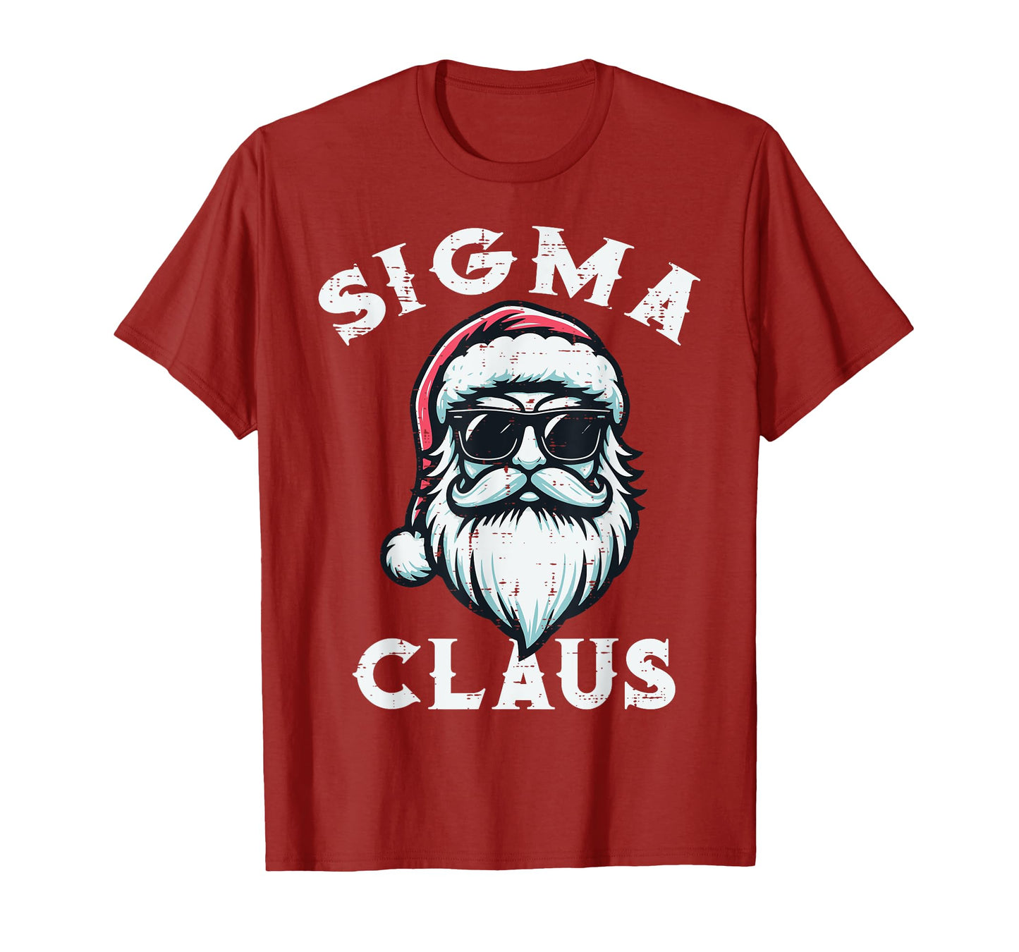 Sigma Claus Santa Funny Christmas Boys Teens Kids Men T-Shirt
