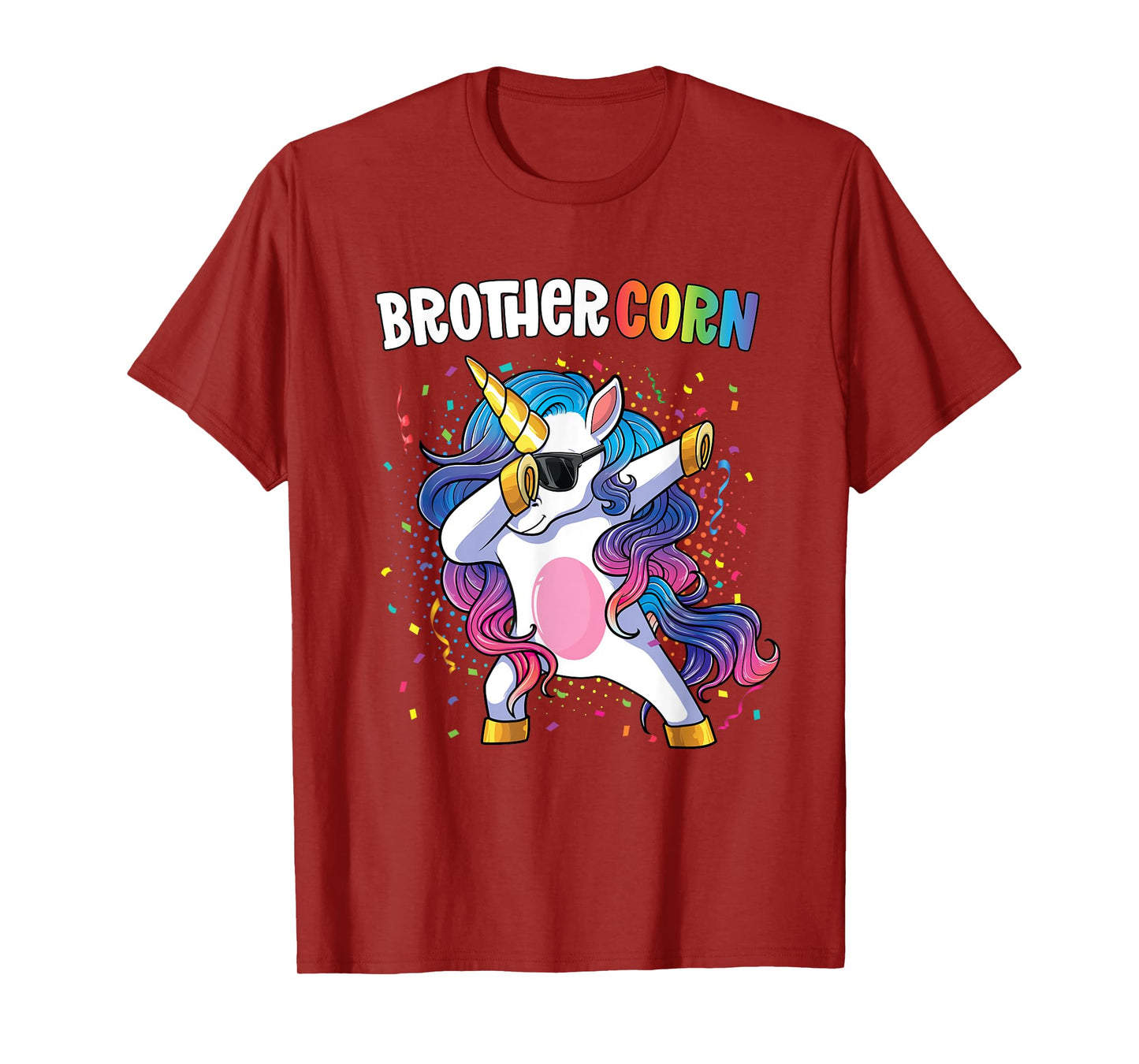 Brothercorn Boys Unicorn Birthday Dabbing Unicorn Brother T-Shirt