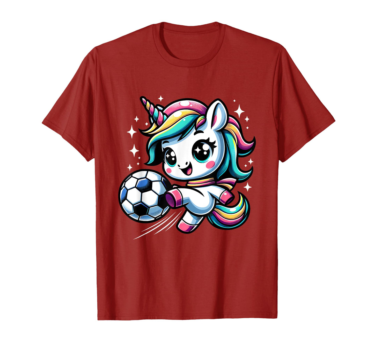 Cute Unicorn Playing Soccer T-Shirt