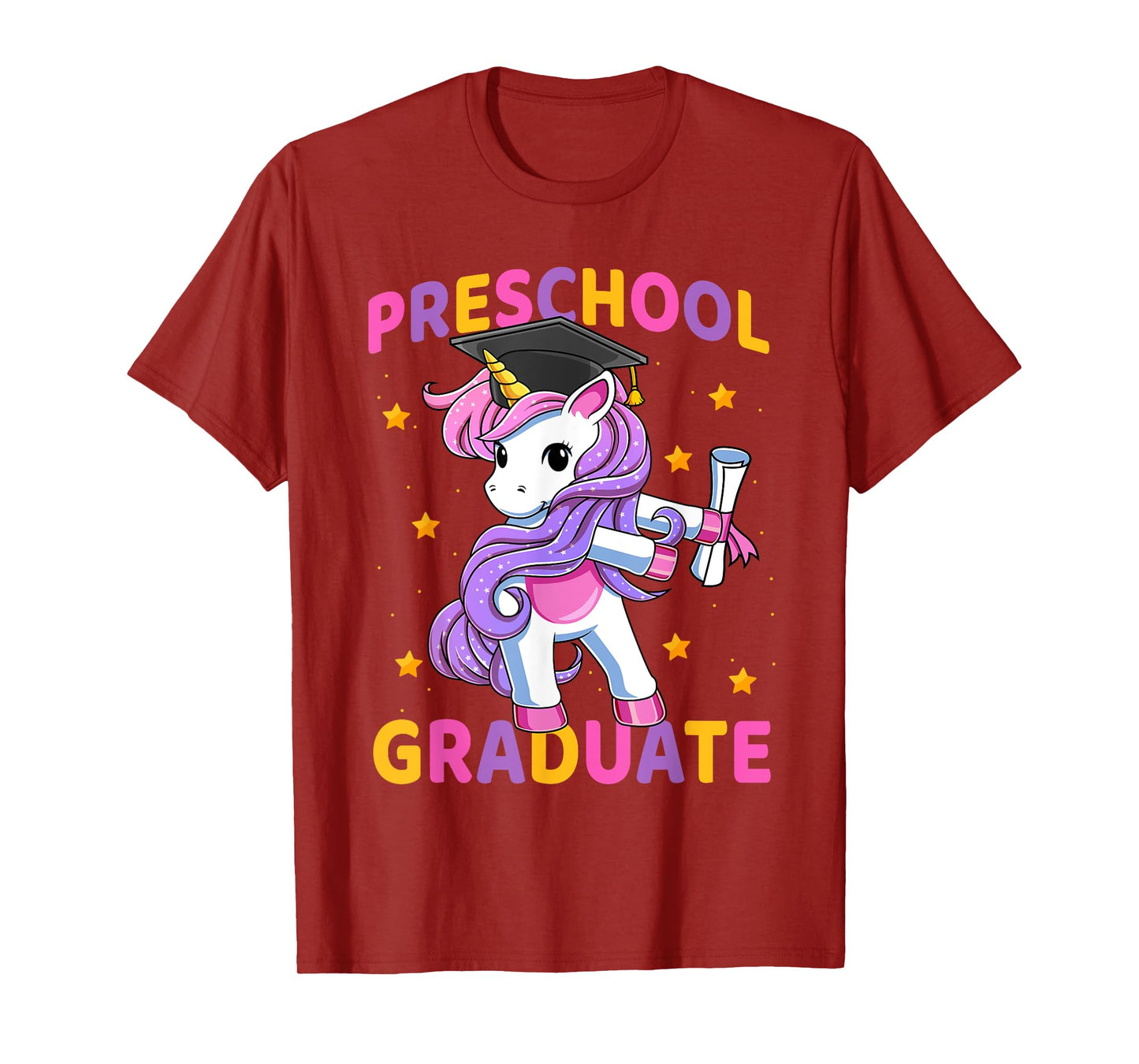 Flossing Unicorn Preschool Graduation for Girls Kids T-Shirt