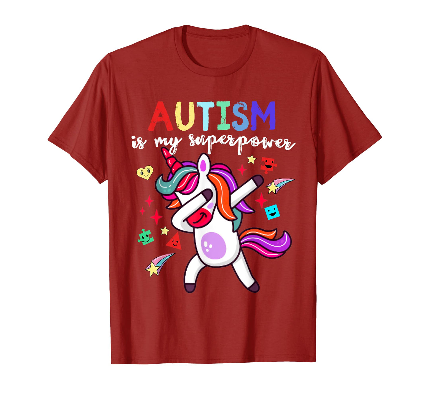 Autism is My Superpower Autism Awareness Unicorn for Kids T-Shirt