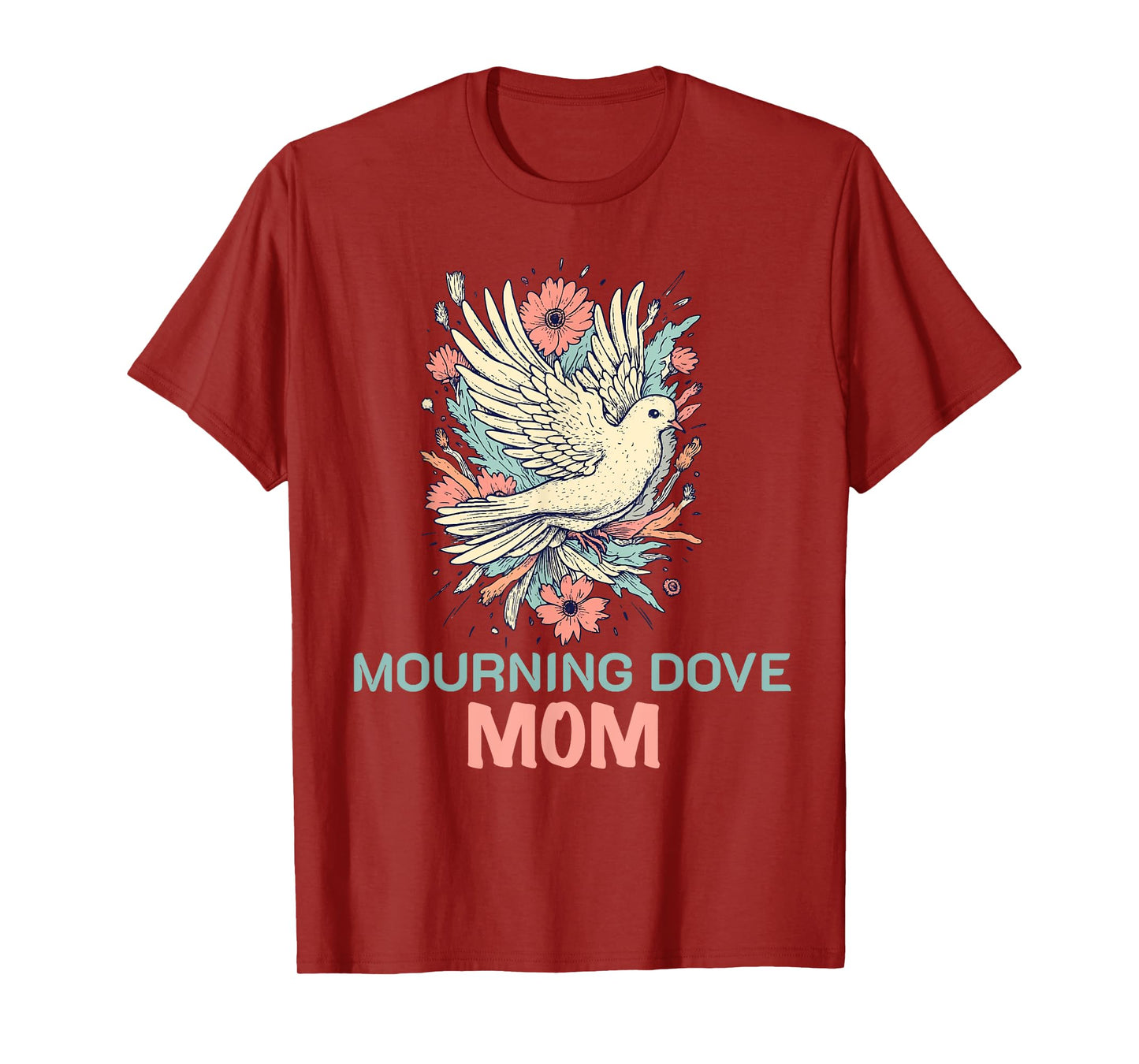 Mourning Dove Bird Lover Women Mom Girl Turtle Dove T-Shirt