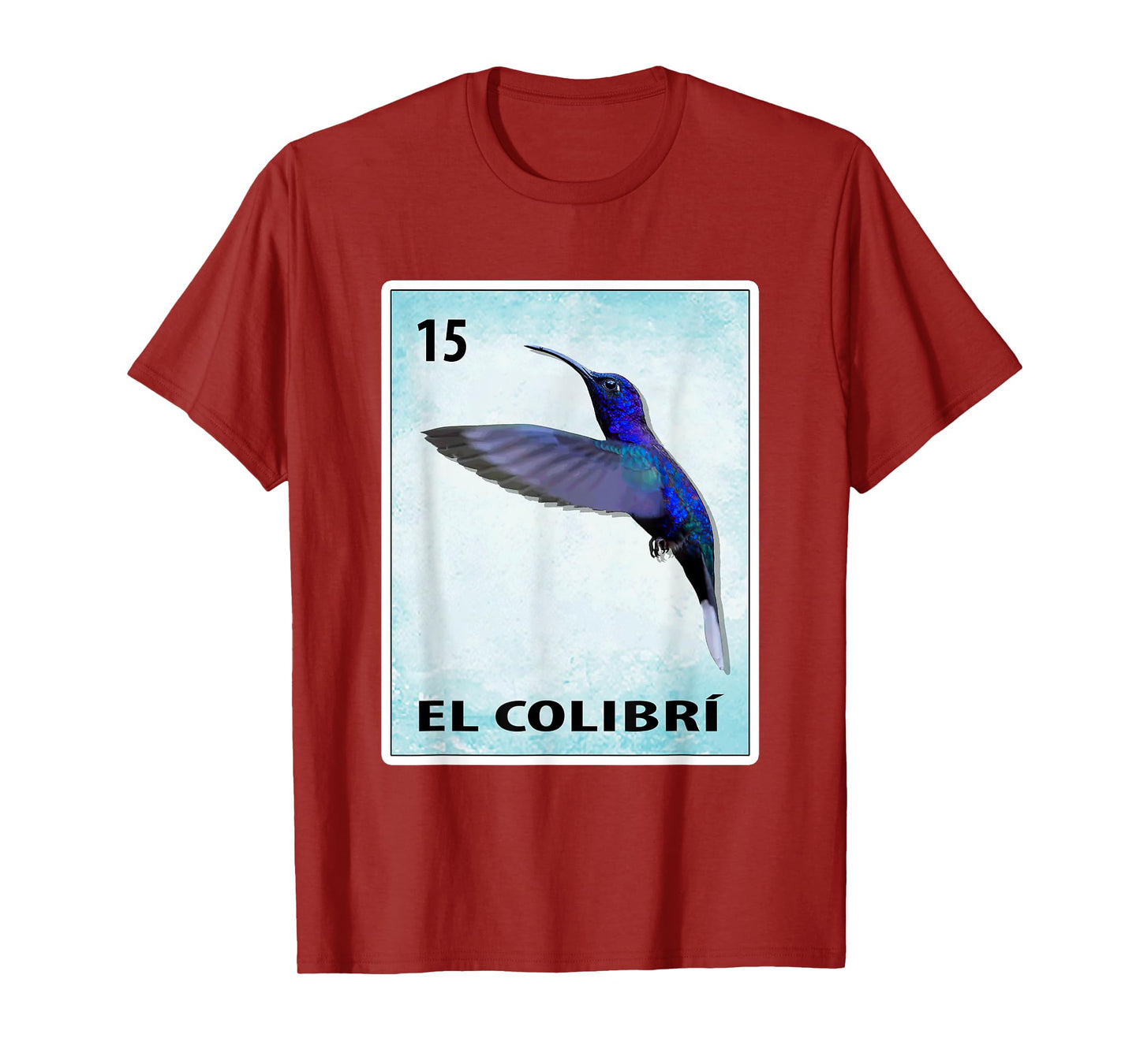 El Colibri Mexican Hummingbird Cards T-Shirt